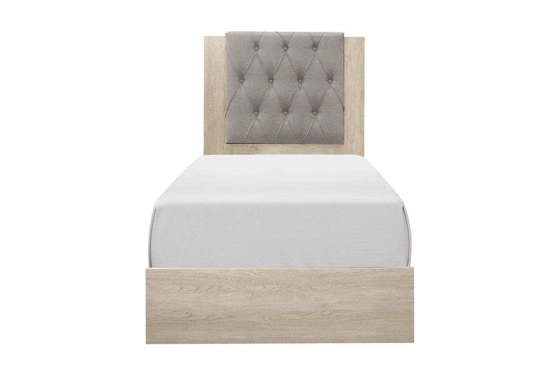 Whiting Linen Fabric Panel Bedroom Set - Image 3