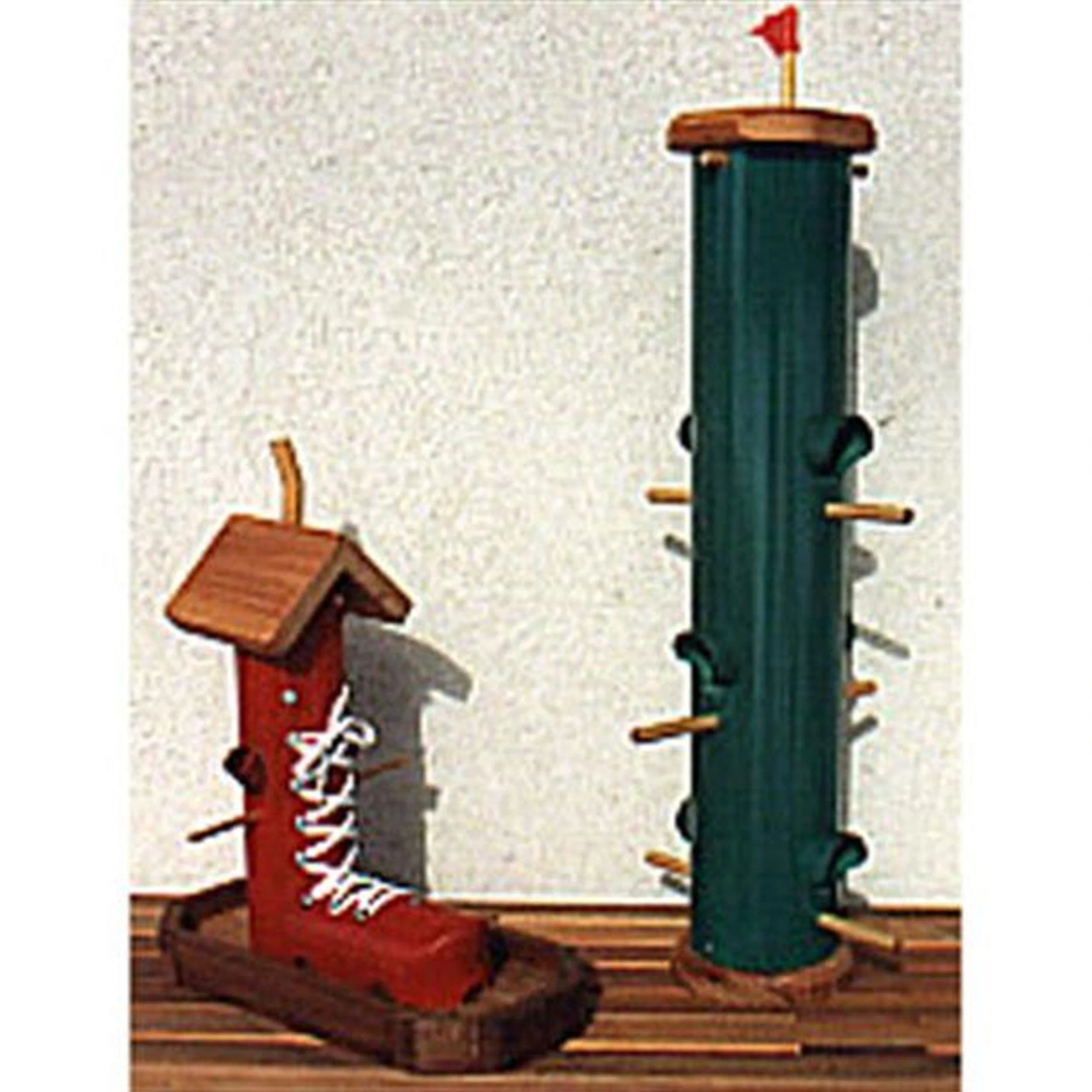 Woodworking Project Paper Plan to Build Novelty Bird Feeder - Image 1