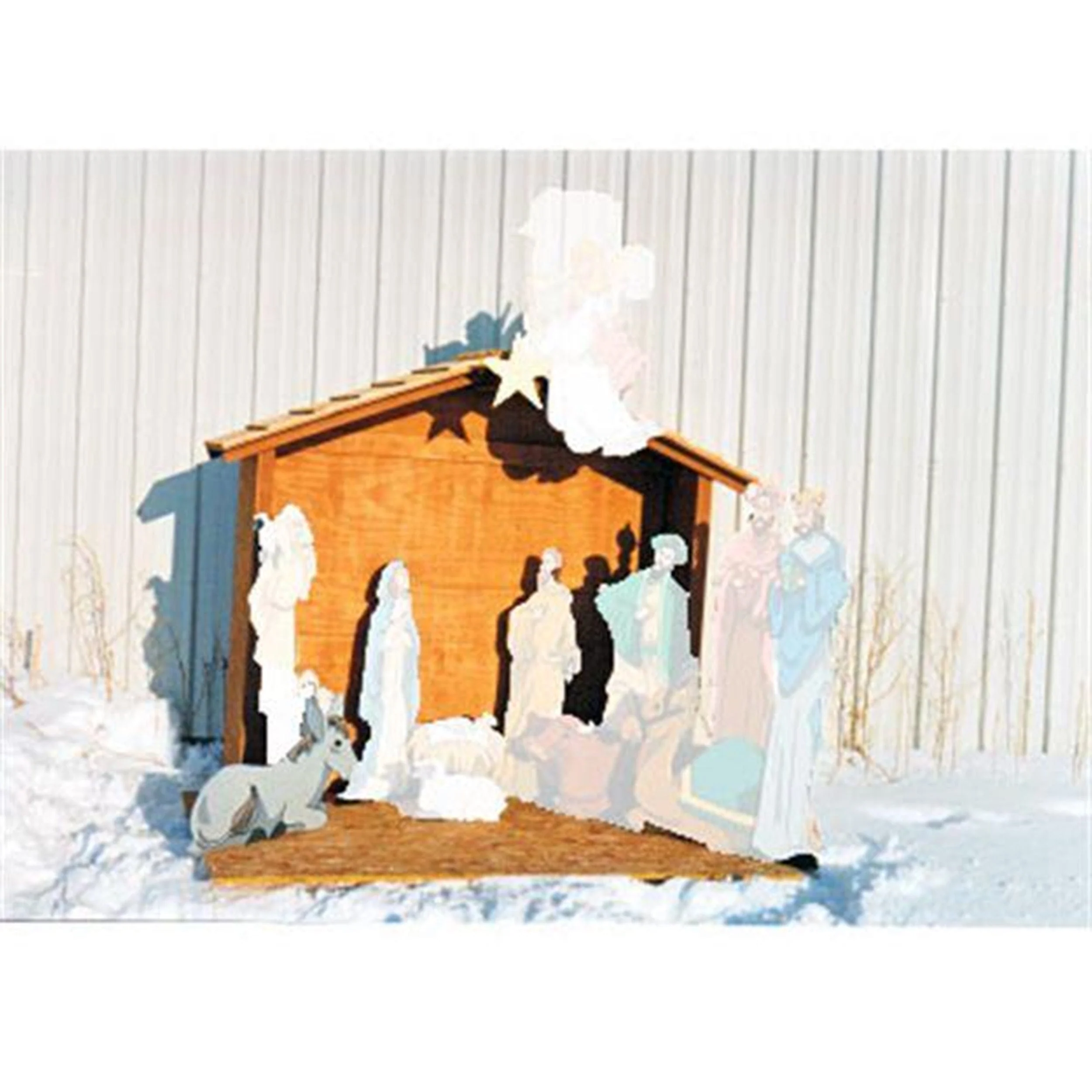 Woodworking Project Paper Plan to Build Donkey and Large Shelter - Image 1
