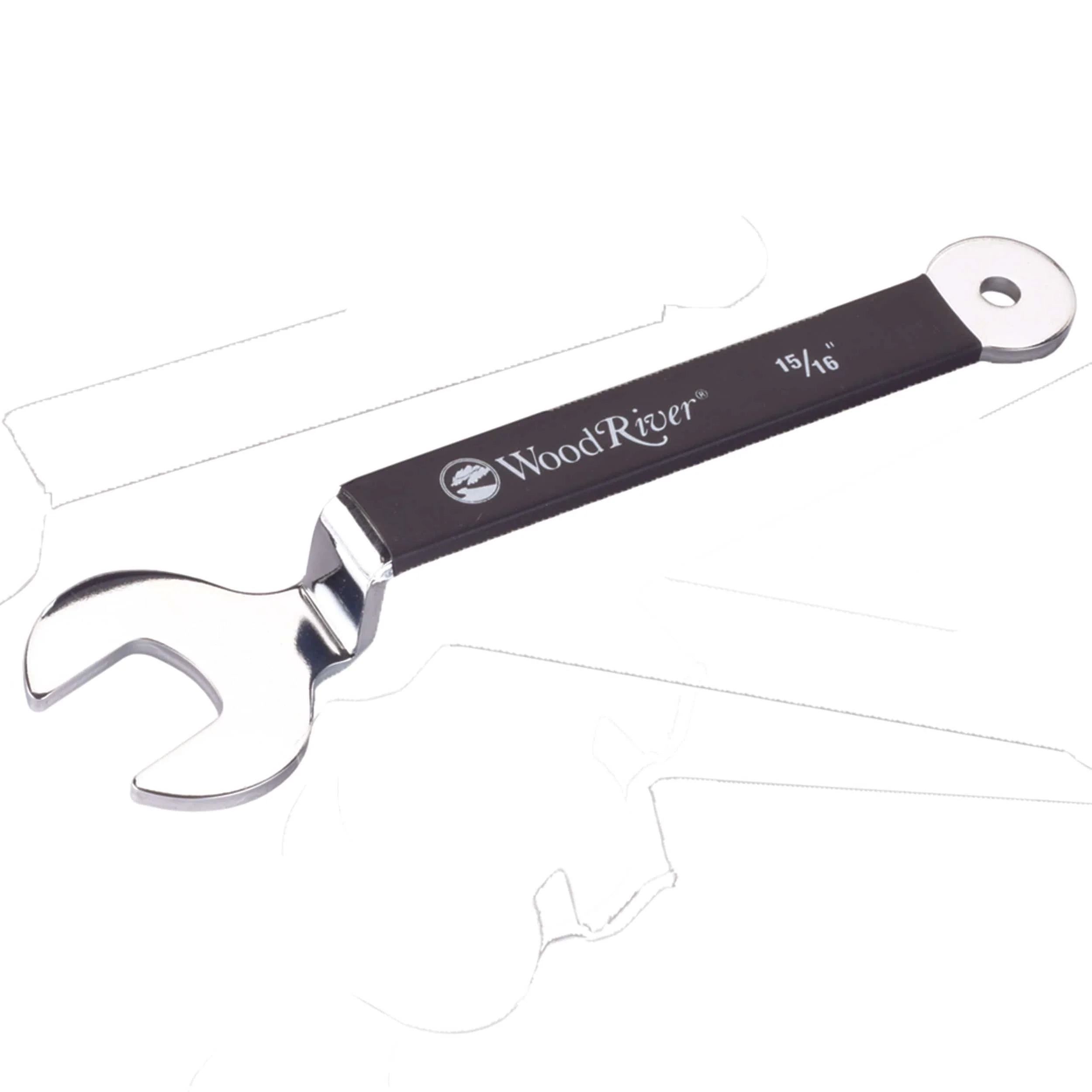 Offset Router Collet Wrench For Bosch, Makita and 3-1/4HP Triton Routers – 15/16″