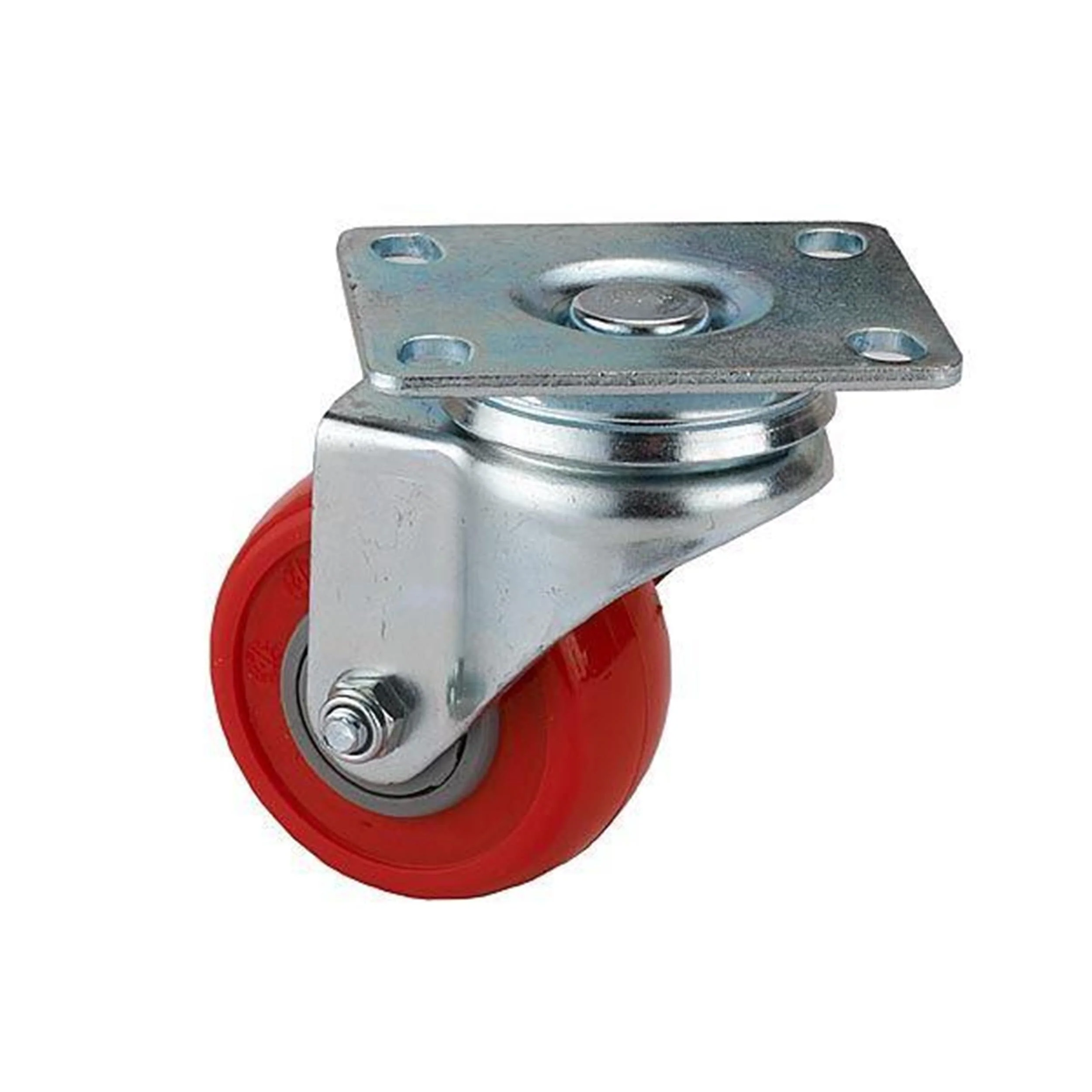 HD Caster – Non-Locking – Swiveling – 4 Hole Mounting Plate – 2-1/2″