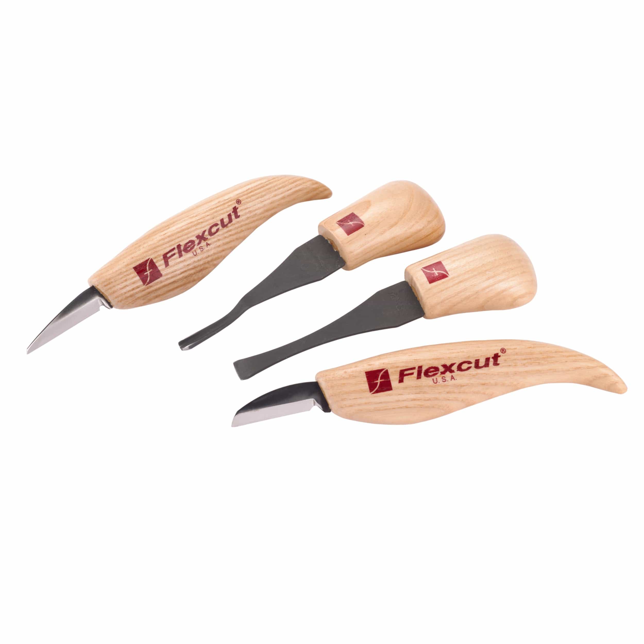 Beginner Palm & Knife Carving Tool Set – 4 Piece
