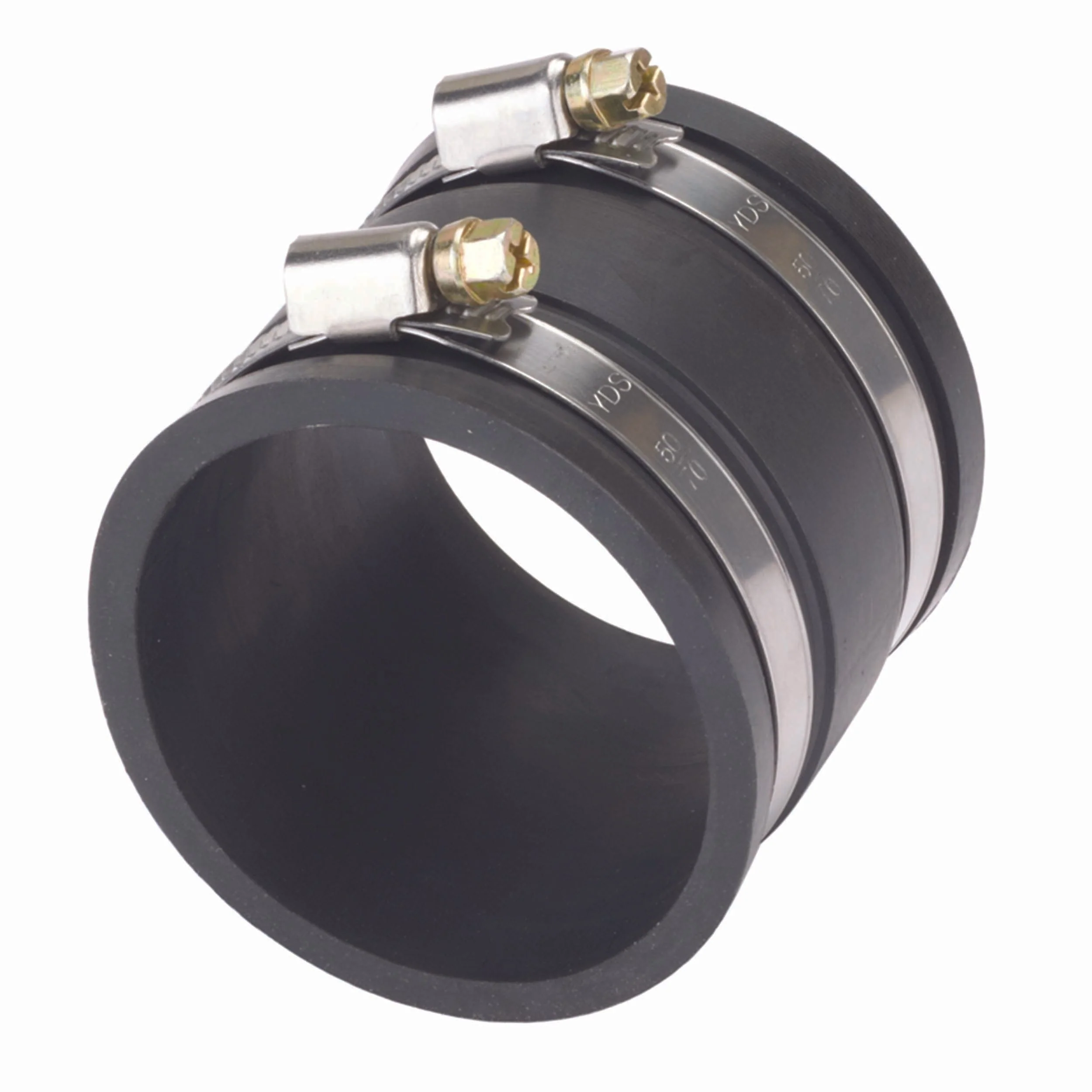 Dust Control Flex Cuff w/ Hose Clamps – 2-1/2″ ID x 2-1/2″ L