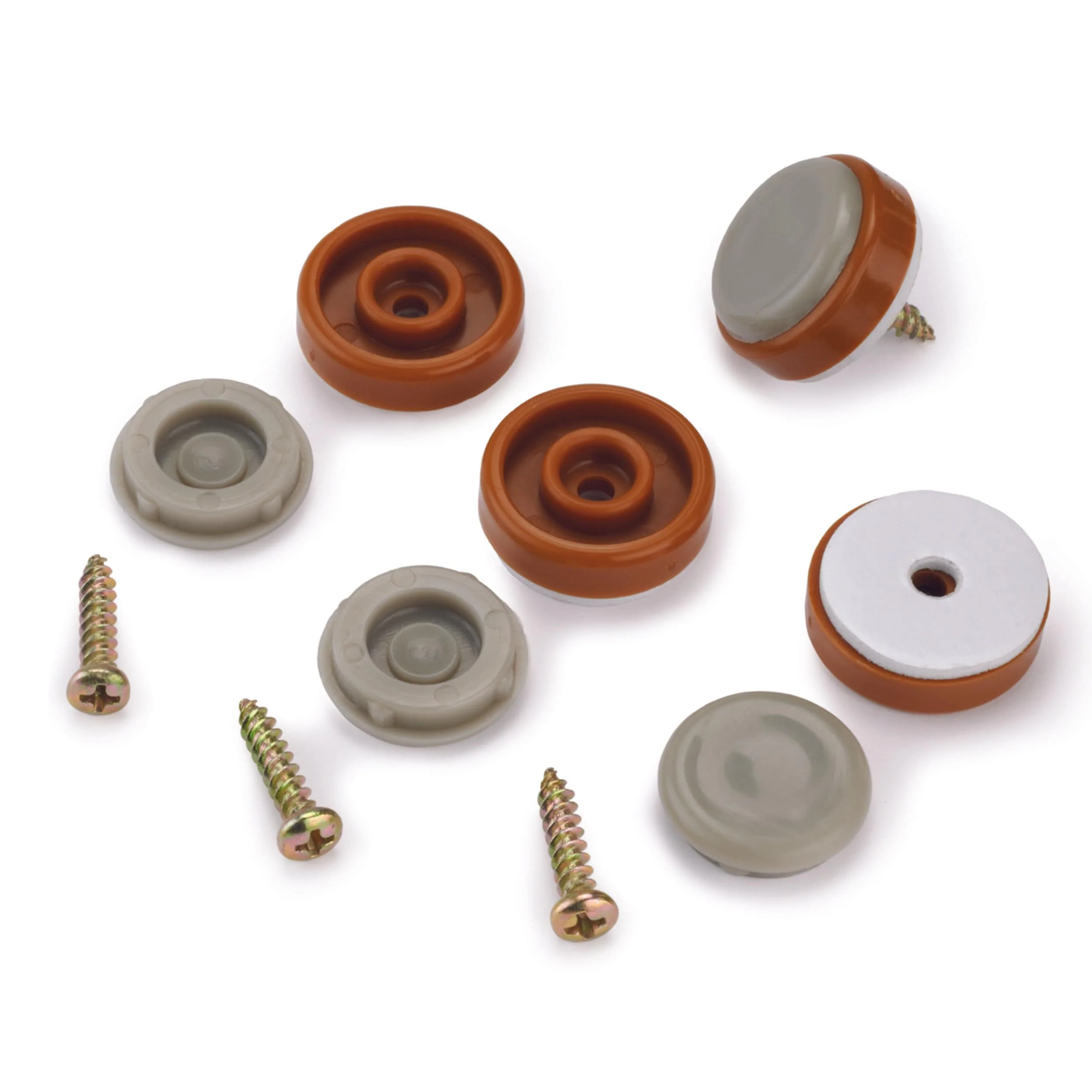 Slider Foot Floor Protector – 1″ – Caramel – 8 Piece