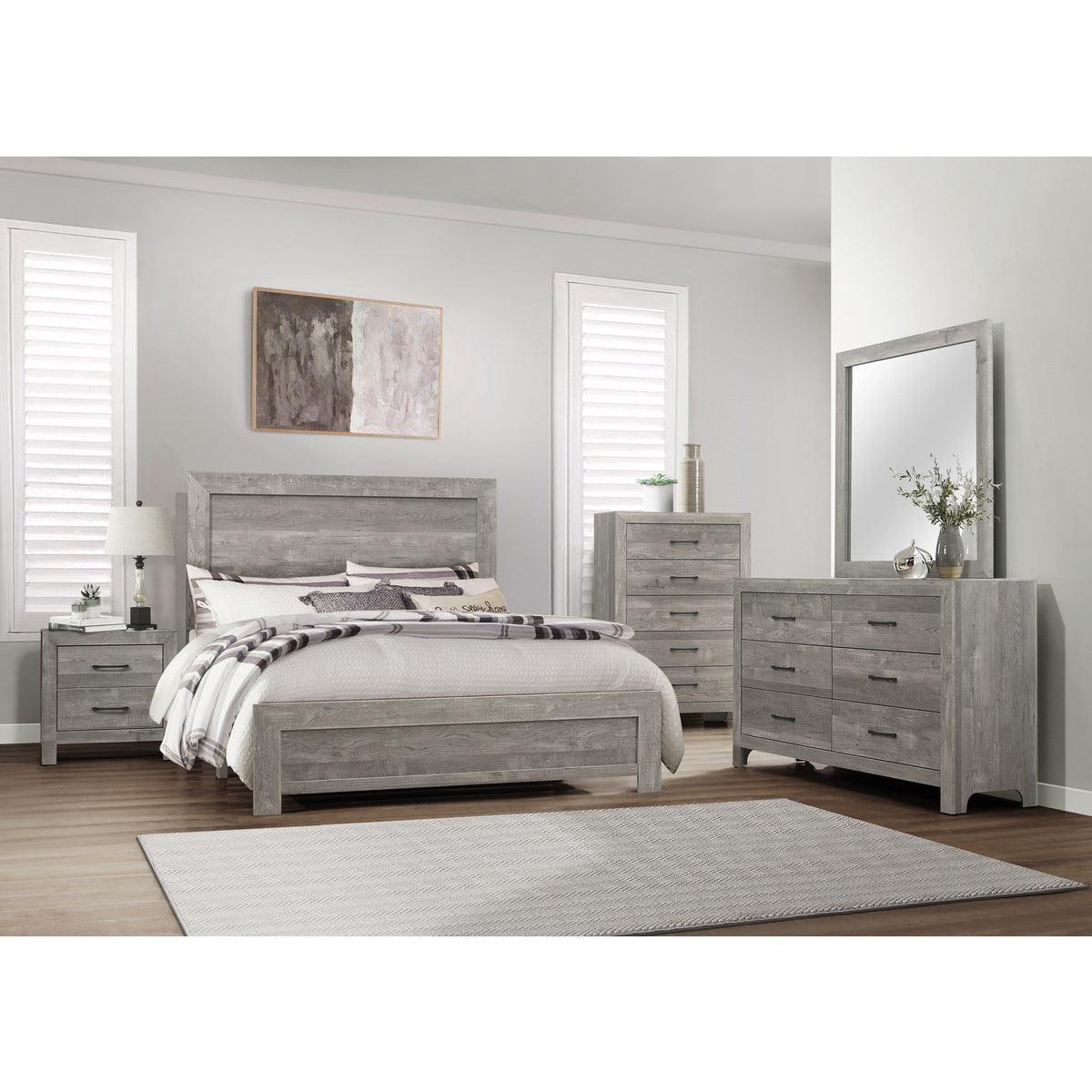 Corbin Gray Panel Full Bed - Image 3