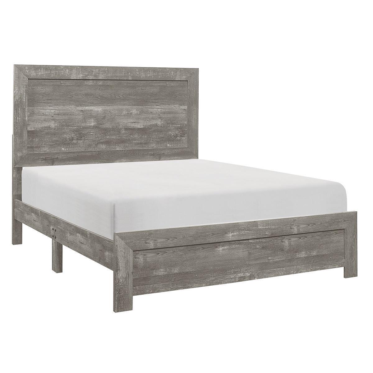 Corbin Gray Faux Full Bed - Image 2