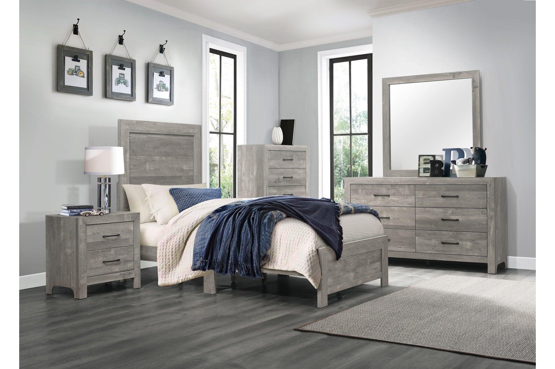 Corbin Gray Panel Bedroom Set - Image 2