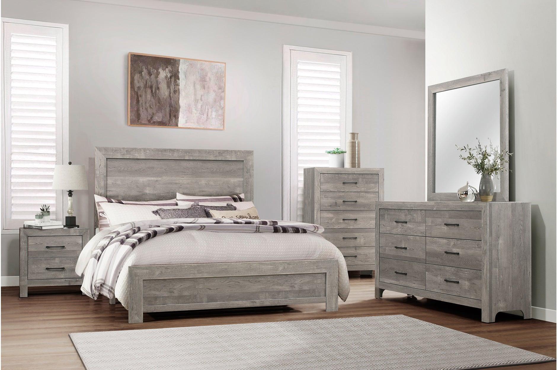 Corbin Gray Panel Bedroom Set - Image 1