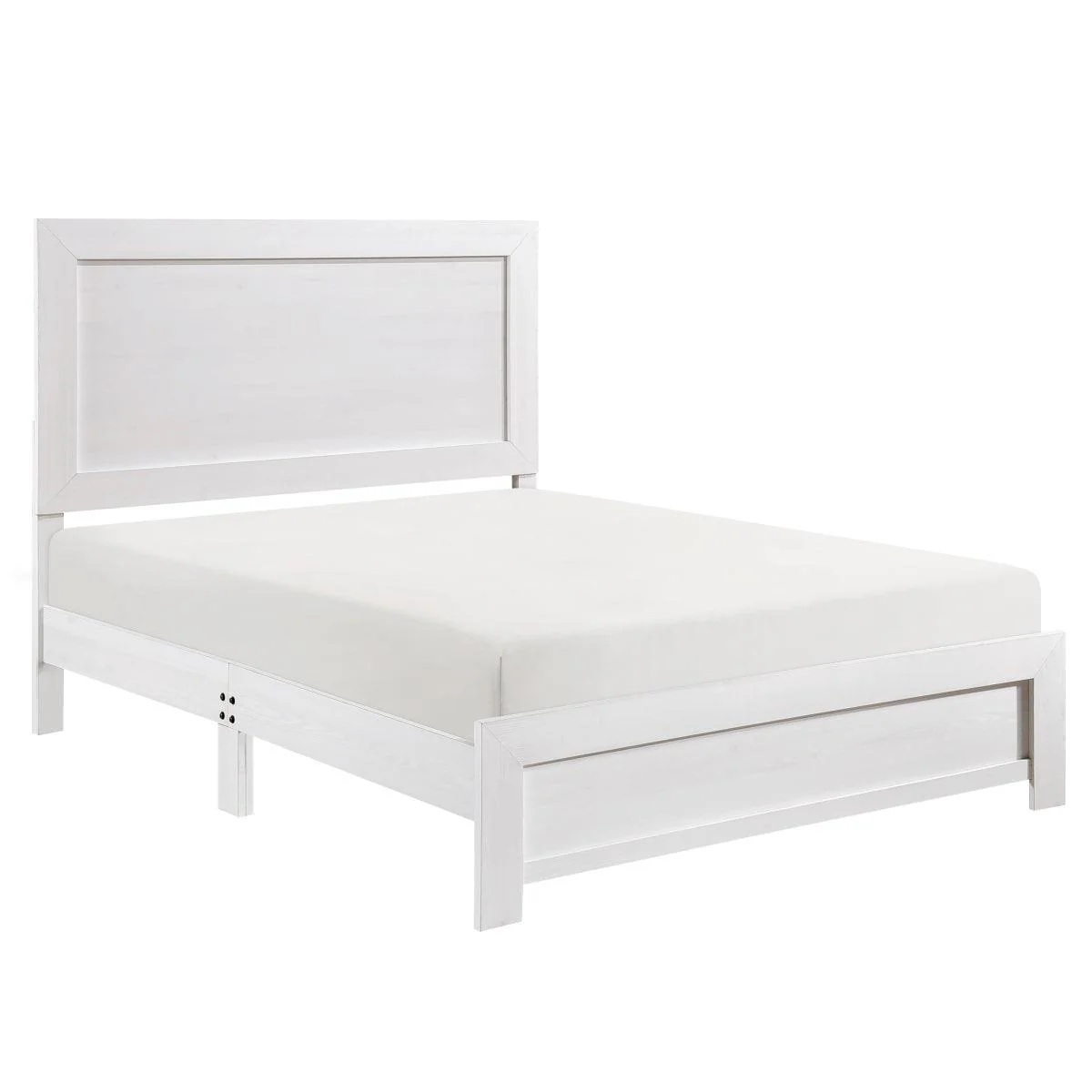 Tereza White Panel Queen Bed - Image 2