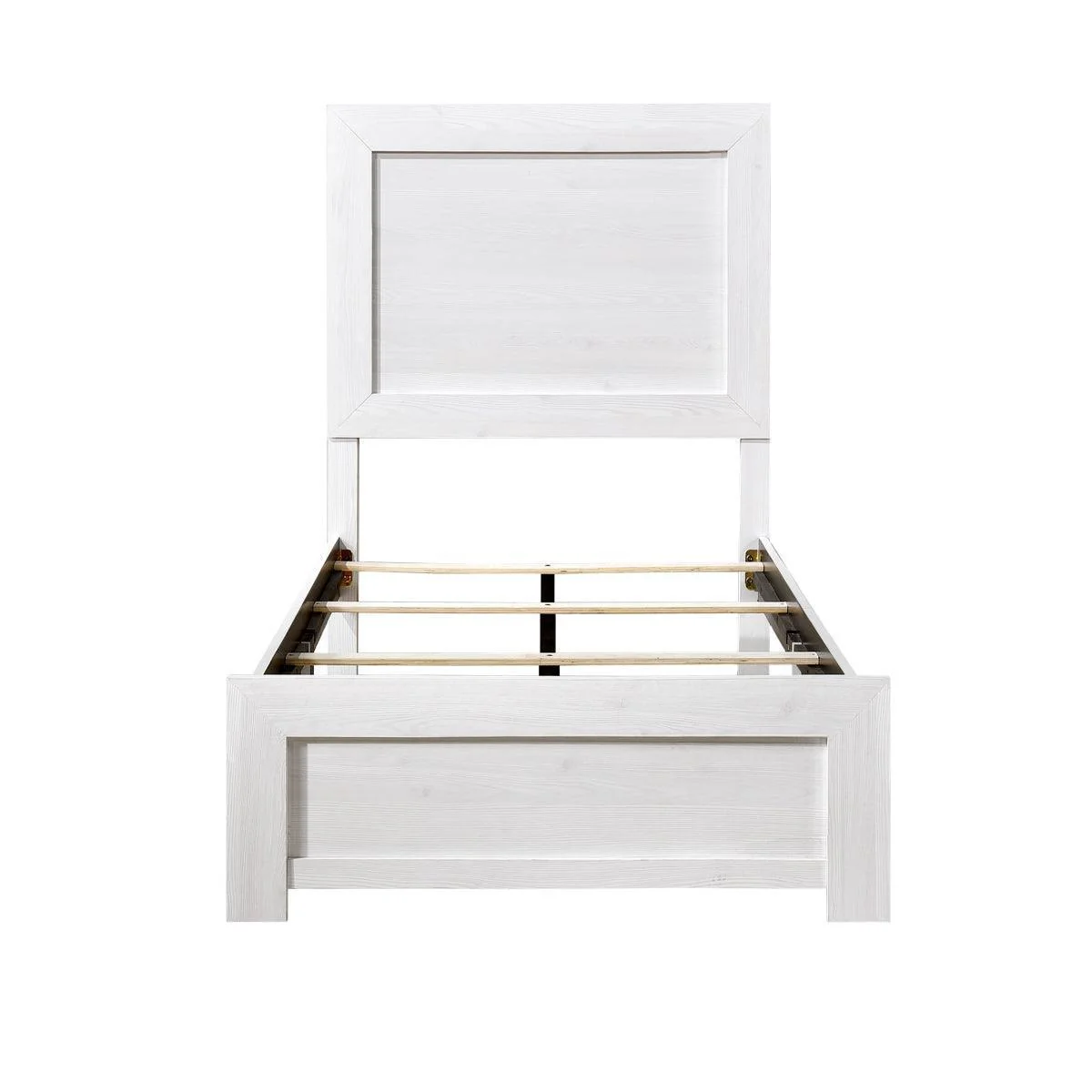 Corbin White Panel Twin Bed - Image 3