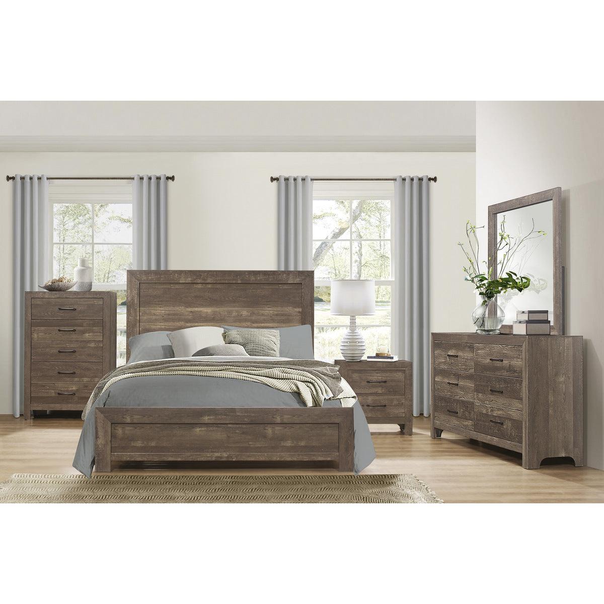 Corbin Brown Panel Full Bed - Image 3