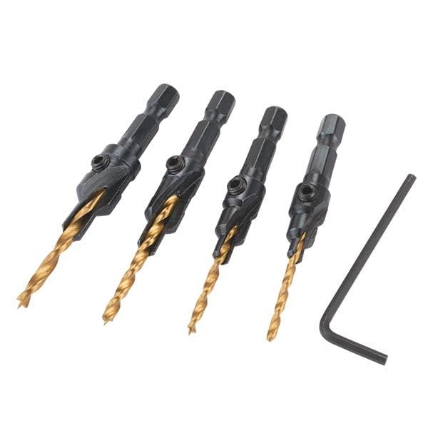 CounterBit Countersink Drill Bit Set - 4 Piece - Image 2