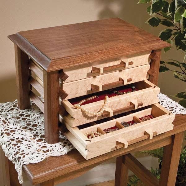Pagoda-Style Jewelry Box - Downloadable Plan - Image 1