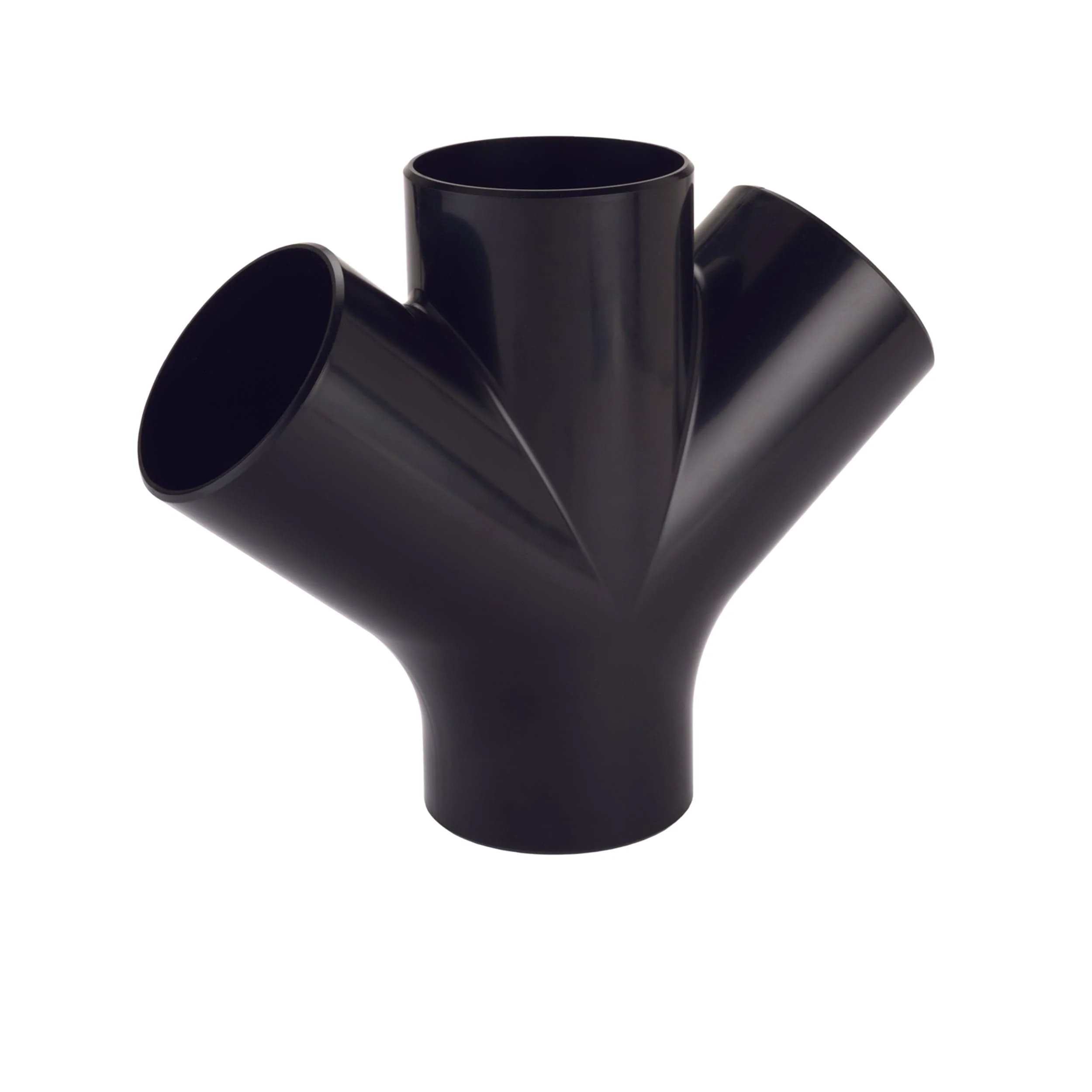 3-Way Junction Fitting for Dust Collection System – 4″ Diameter