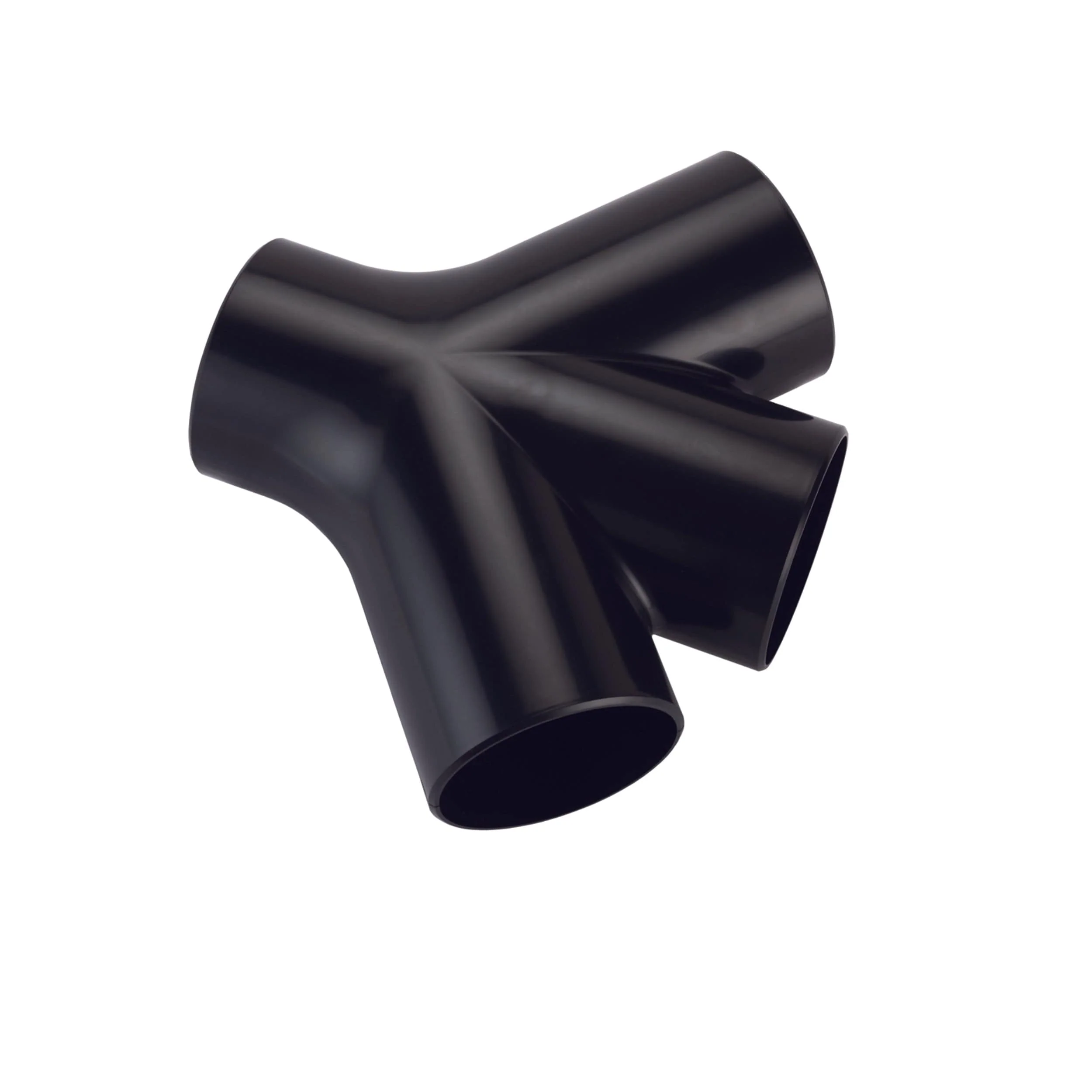 3-Way Junction Fitting for Dust Collection System - 4" Diameter - Image 2