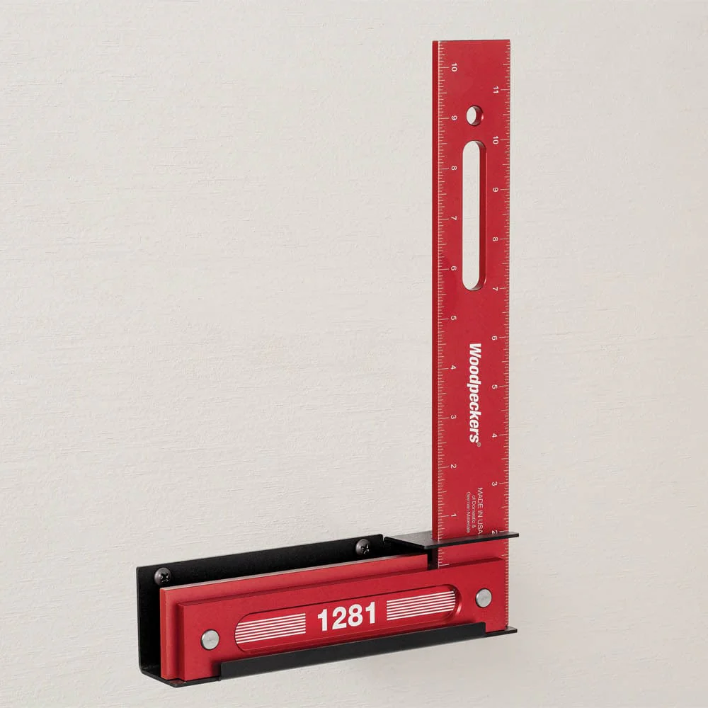 Precision Woodworking Square with Rack-It - 12" x 8" - Image 3