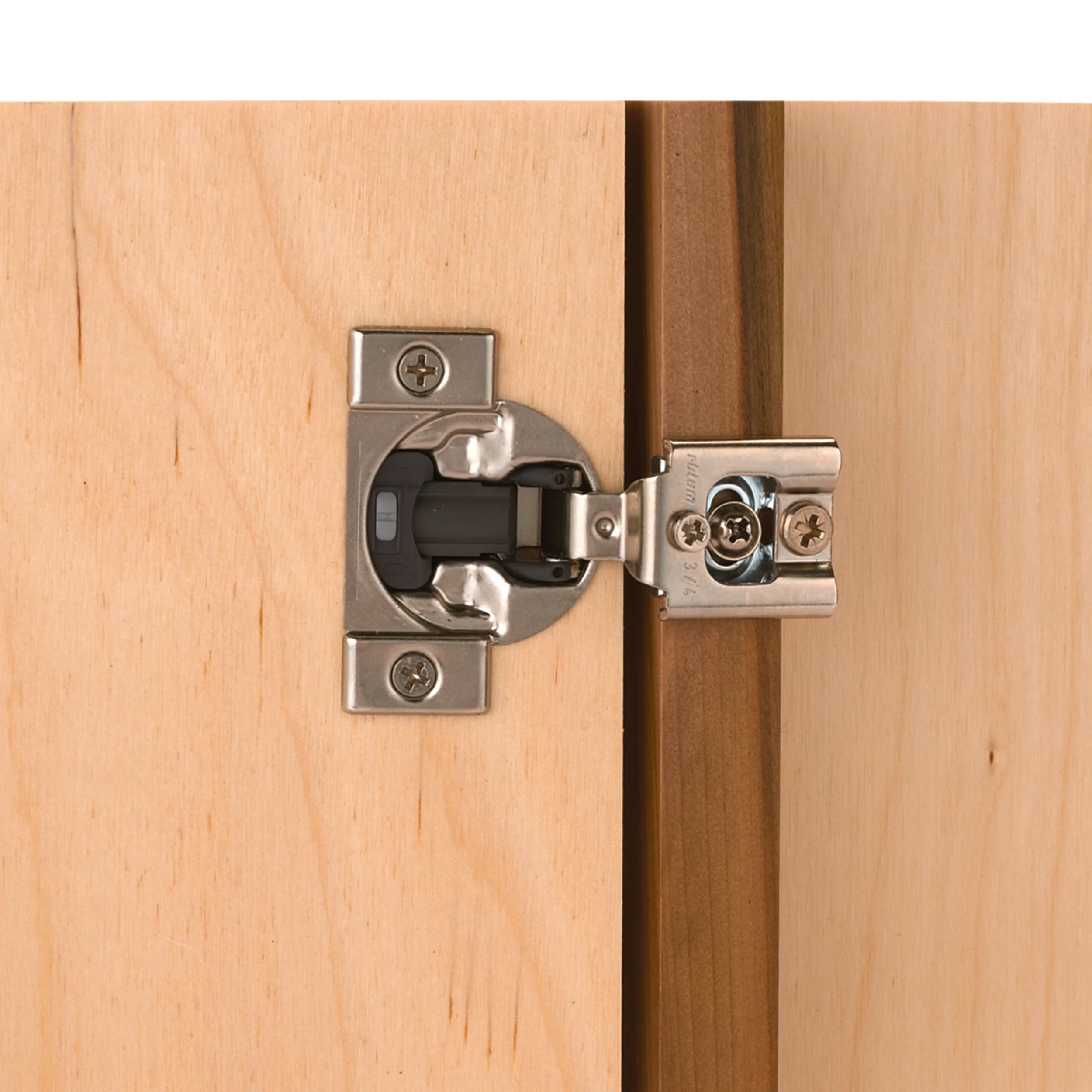 Compact Face Frame Hinge –  1/2″ Overlay – 105 Degree with BLUMOTION – 1 Pair