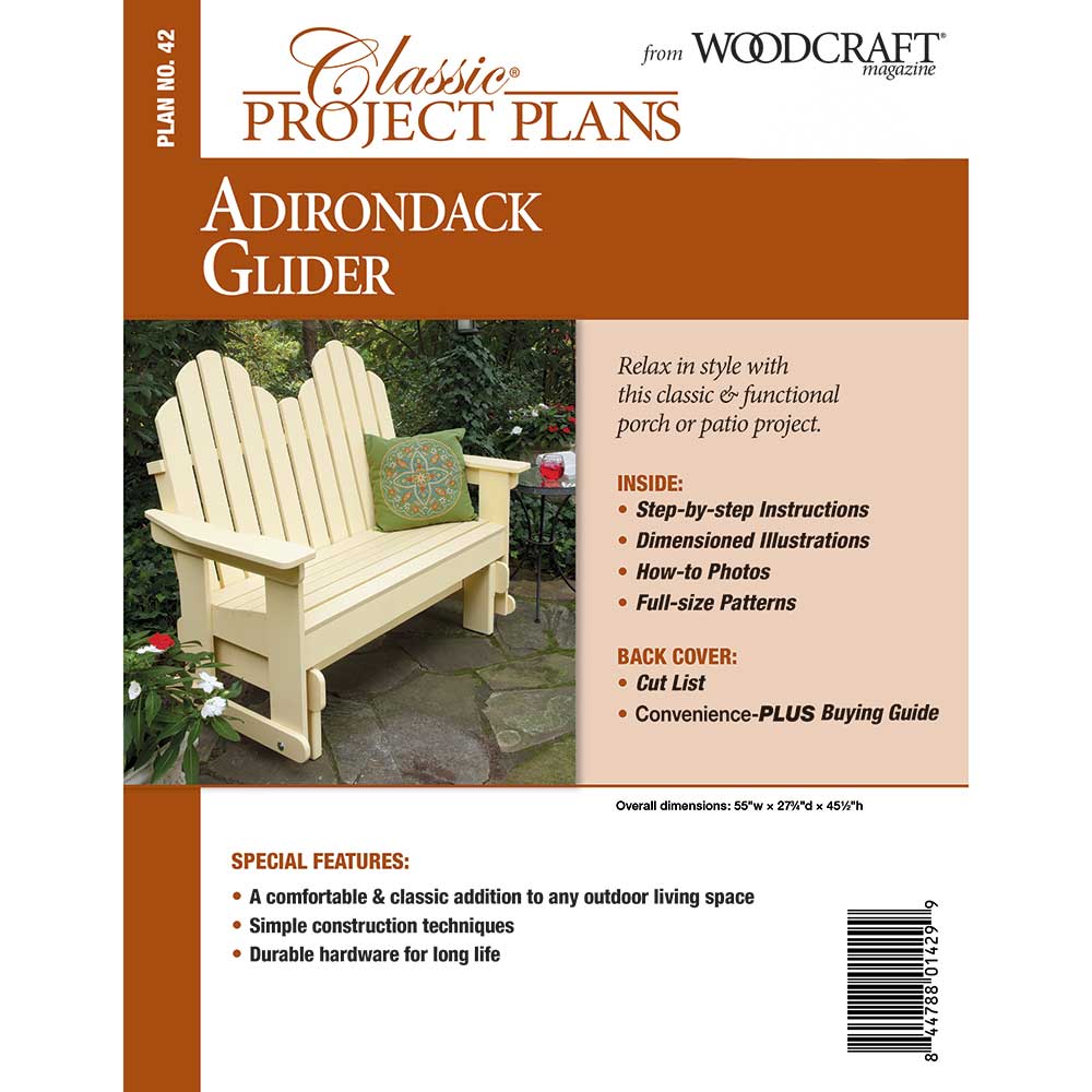 Adirondack Glider – Paper Plan