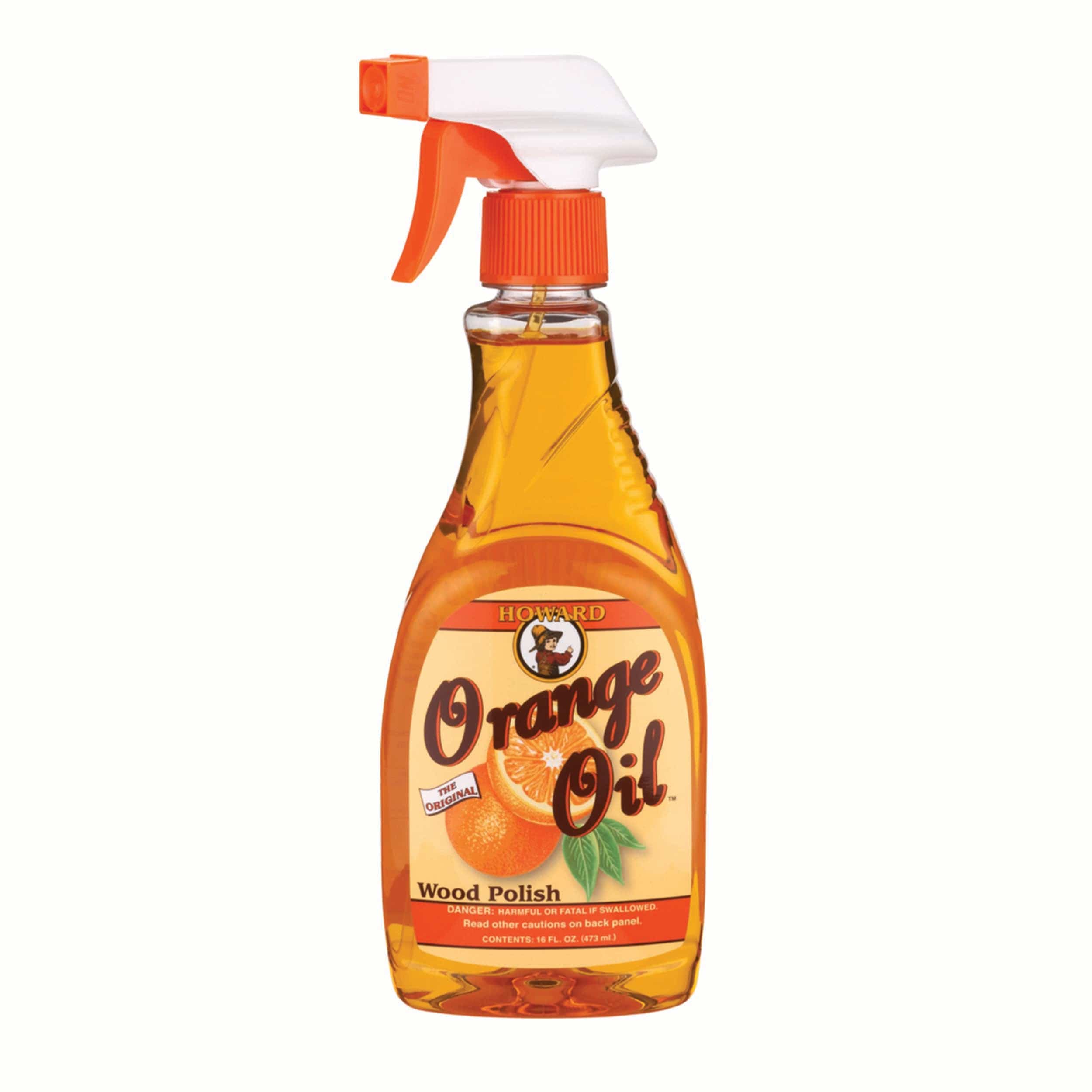 Orange Oil Wood Polish – Spray Bottle – 16 oz