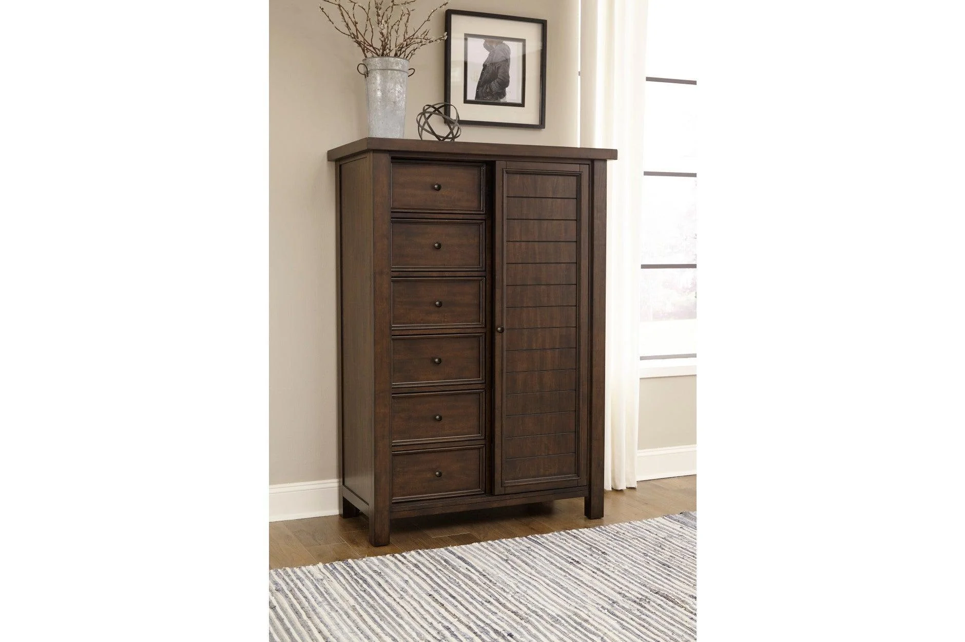 Logandale Brown Sleigh Bedroom Set - Image 3