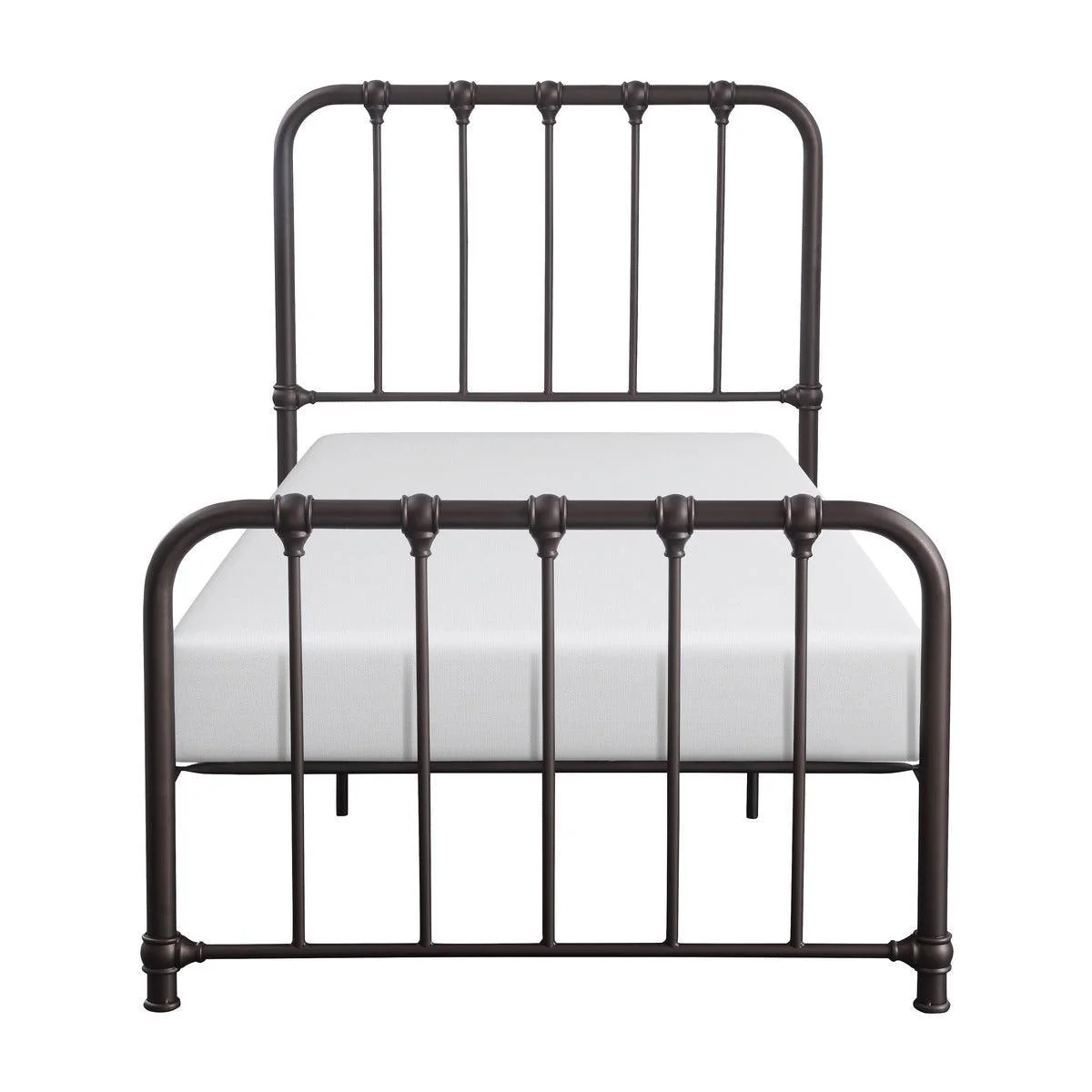 Bethany Dark Bronze Platform Twin Bed - Image 1