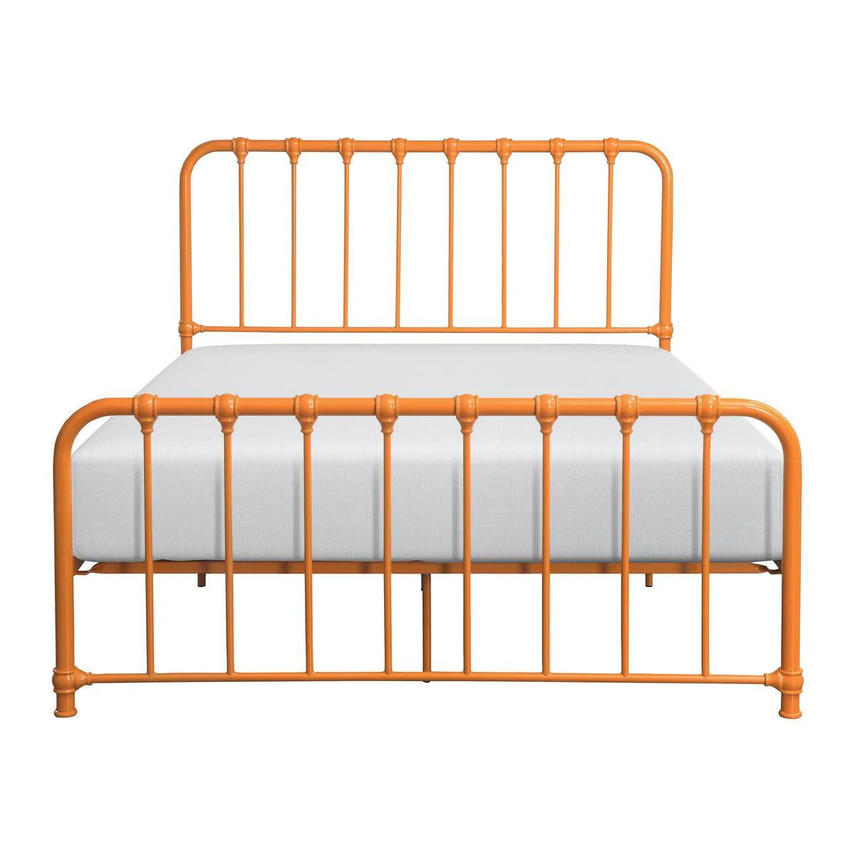 Bethany Orange Platform Queen Bed - Image 1