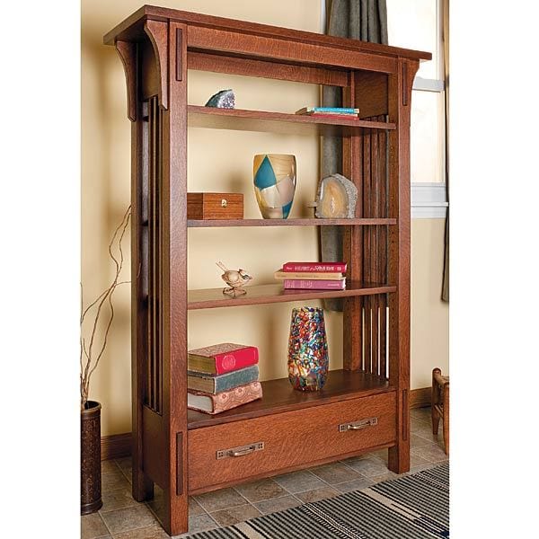 Arts & Craft Bookcase – Downloadable Plan