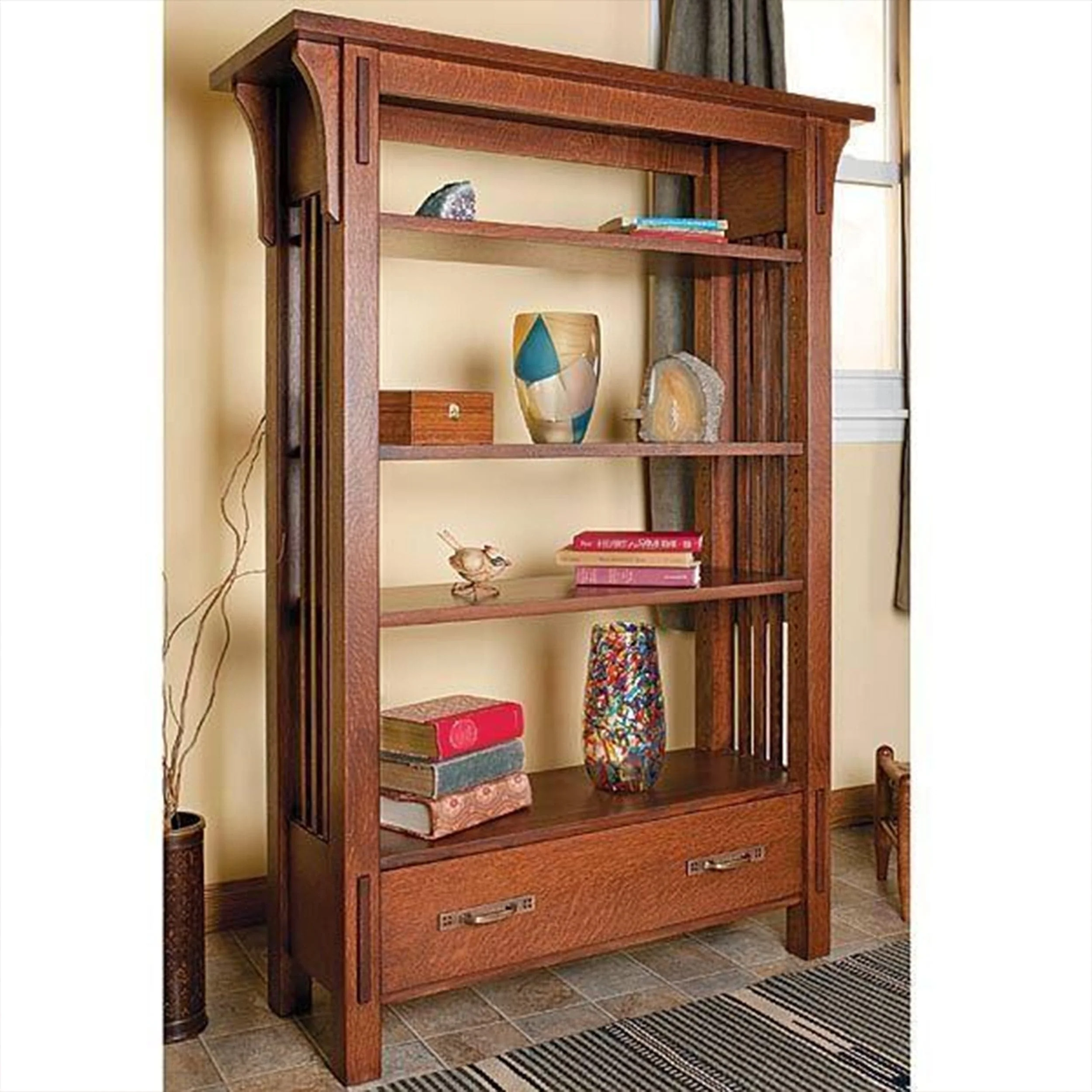 Arts & Crafts Bookcase – Paper Plan