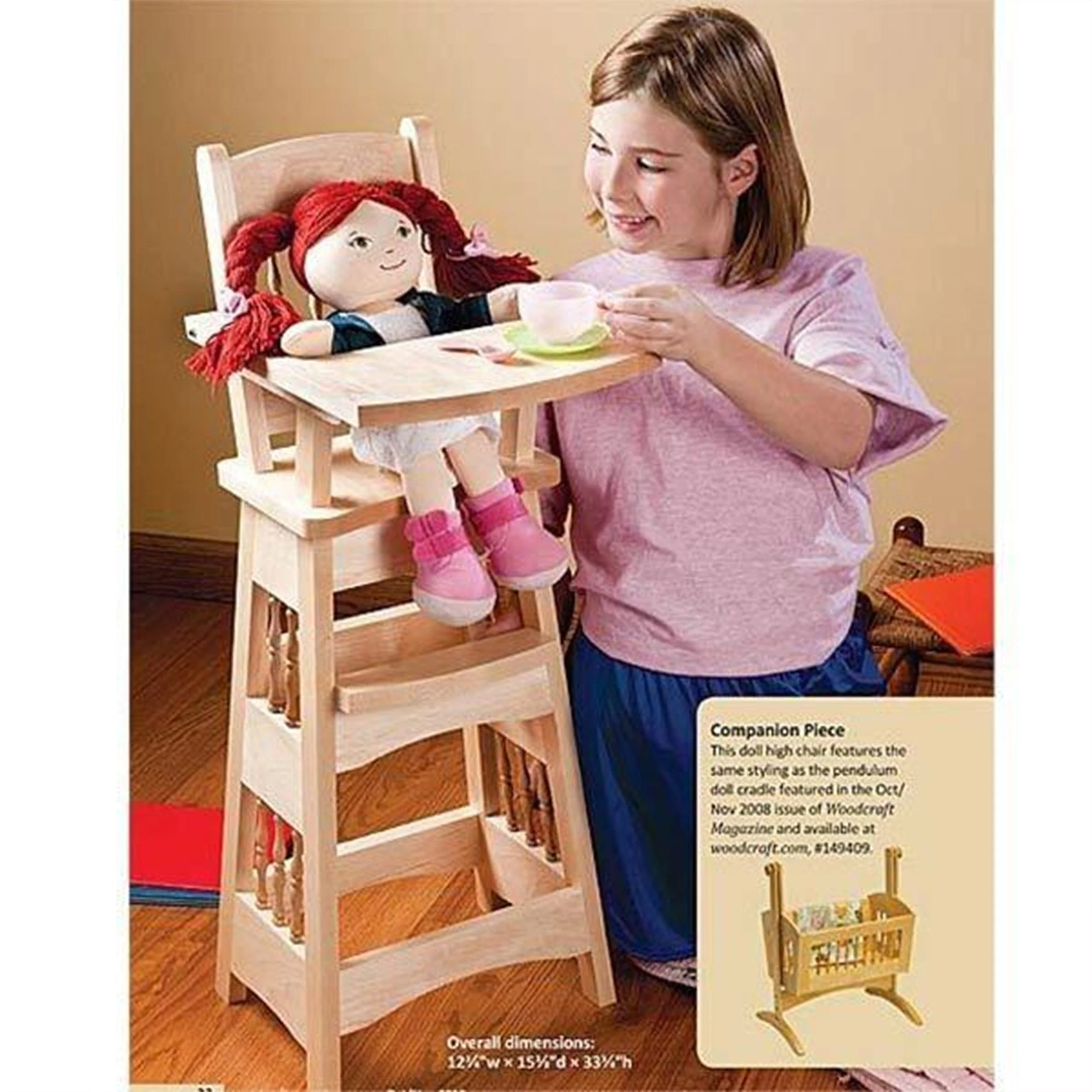 Doll High Chair – Paper Plan