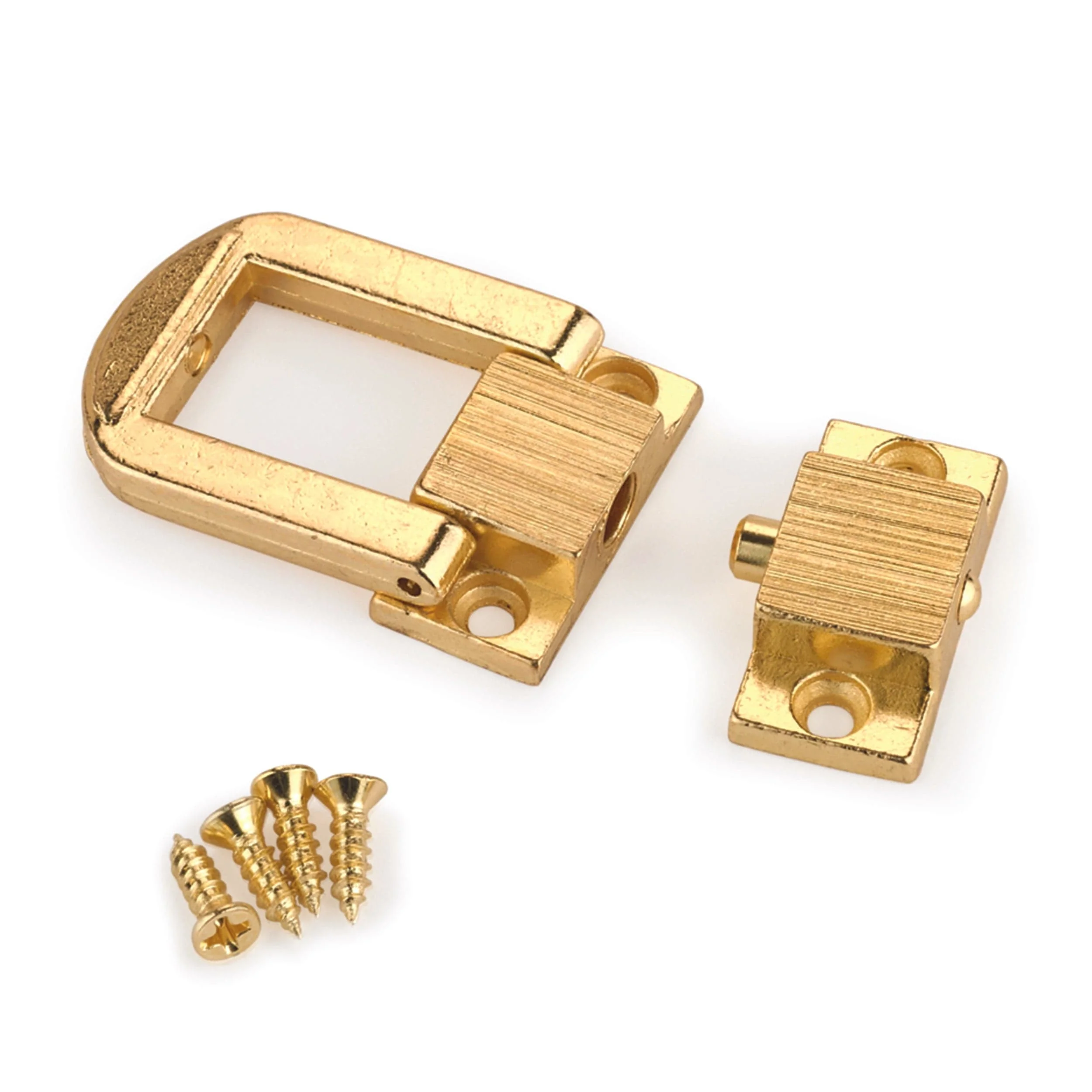 Small Catch - 13/16" x 1" - Brass - Image 1