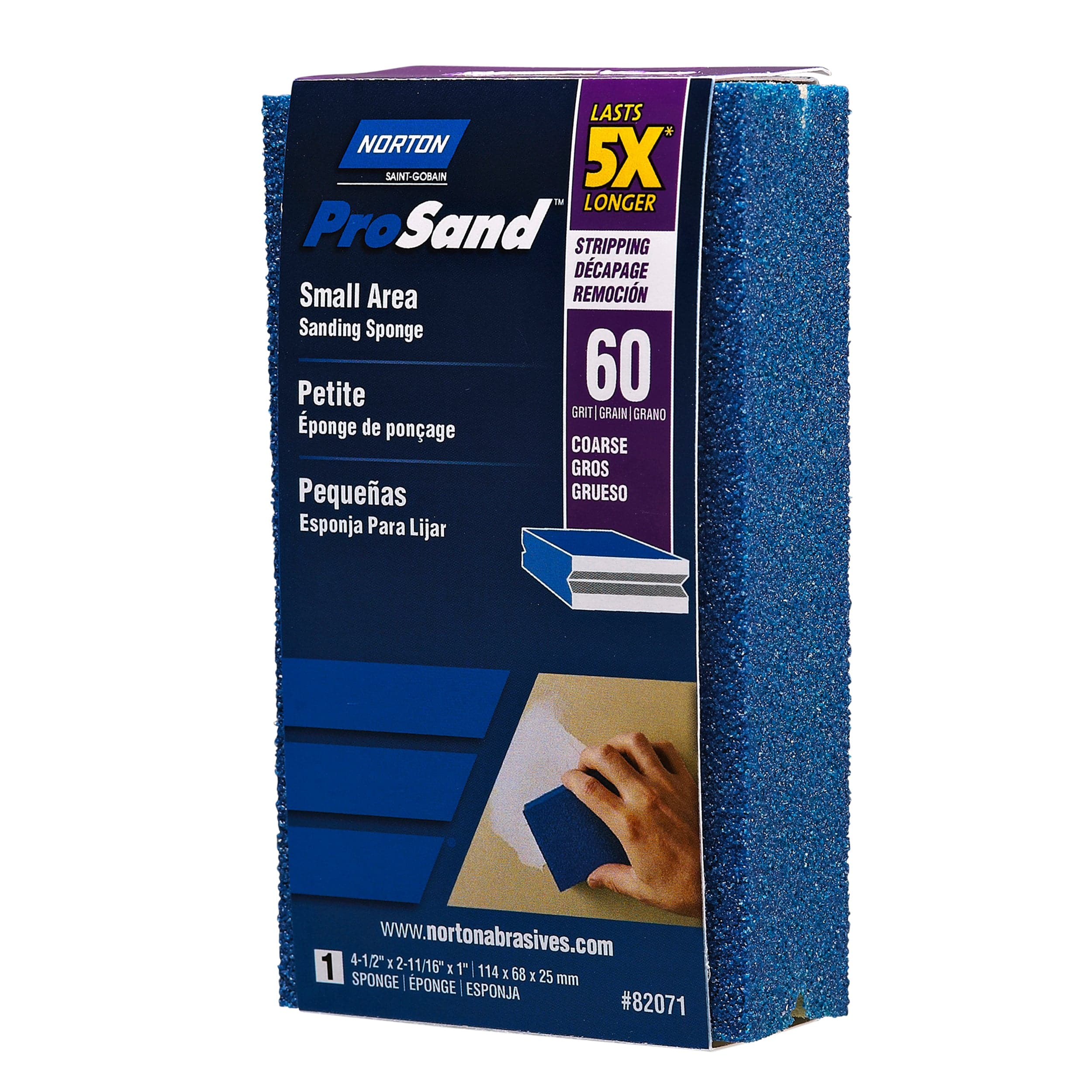 ProSand 5X Small Area Sanding Sponge – 2-11/16″ x 4-1/2″