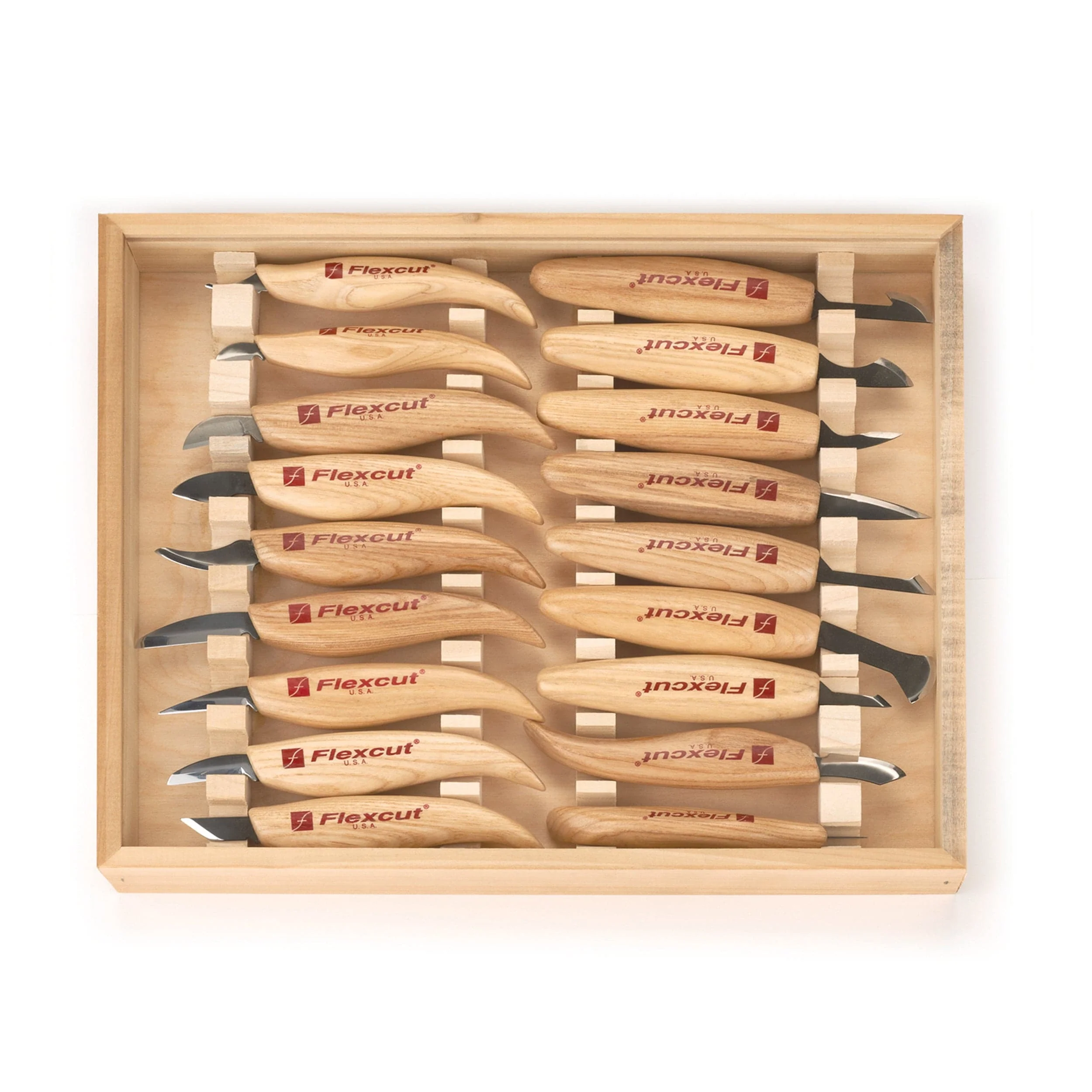 Deluxe Carving Knife Set with Free Tool Roll – 18 Piece
