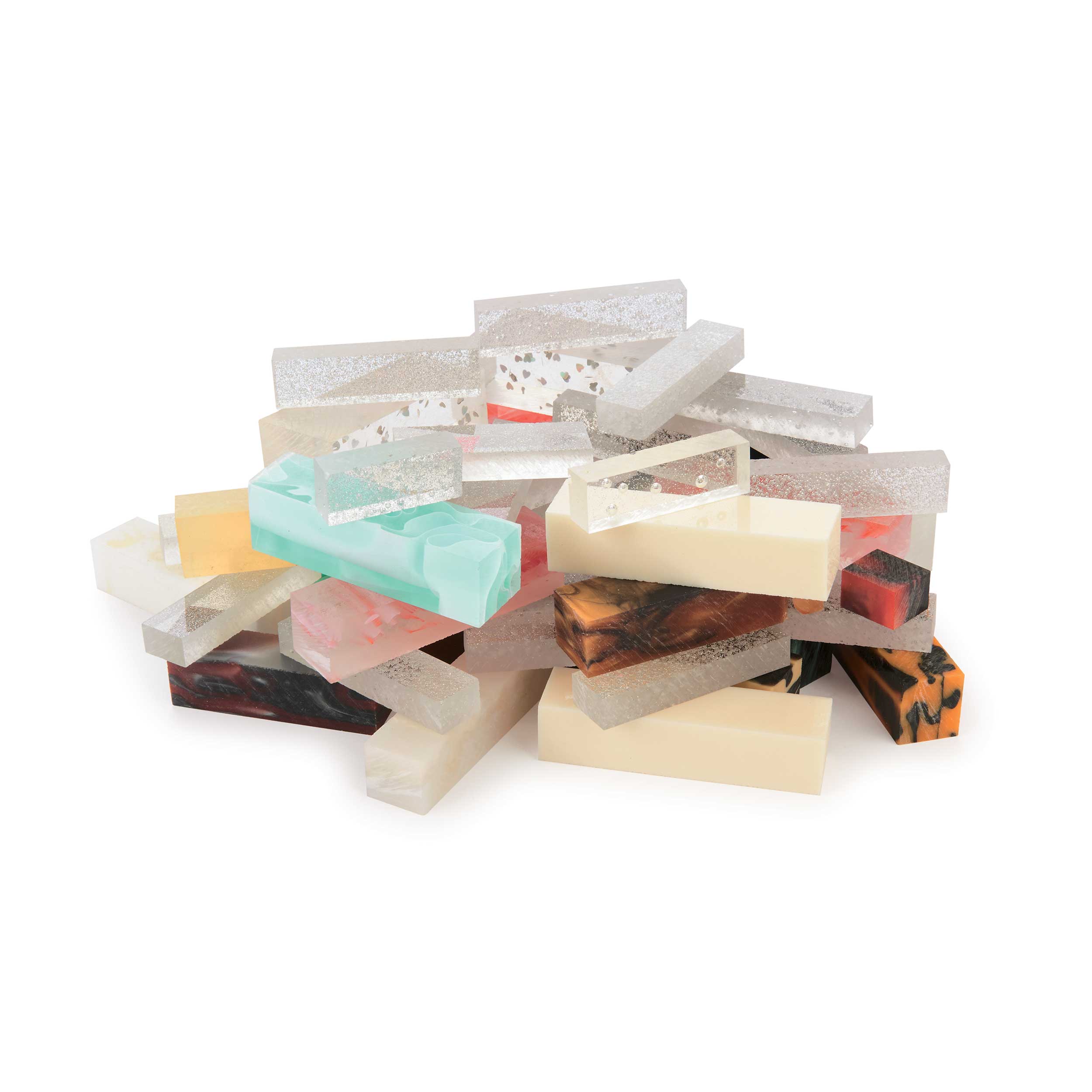 Acrylic Turning Stock Grab Bag – Assorted Sizes and Colors – 3 lb