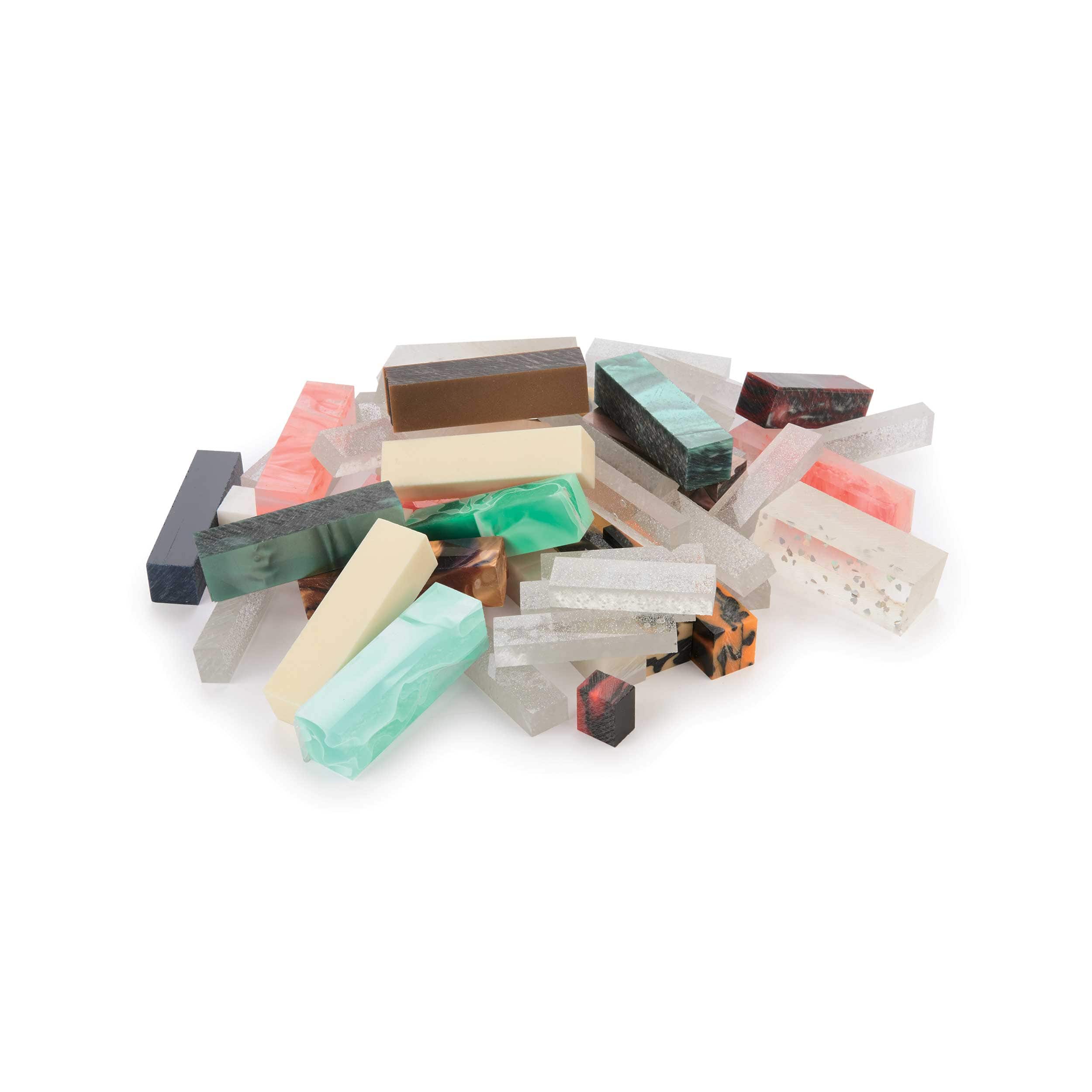 Acrylic Turning Stock Grab Bag - Assorted Sizes and Colors - 3 lb - Image 3