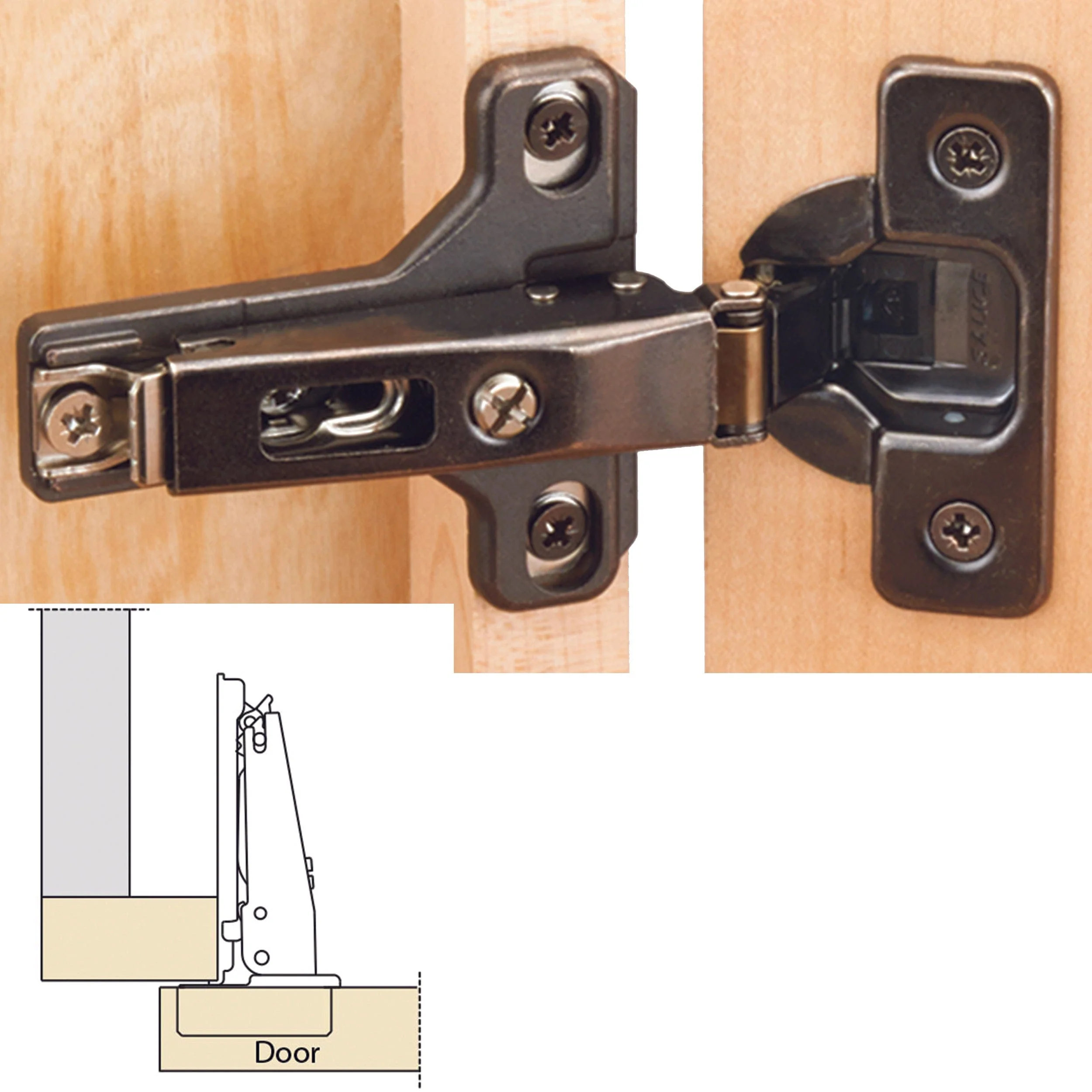 105° Silentia Soft Close Hinge – Pair