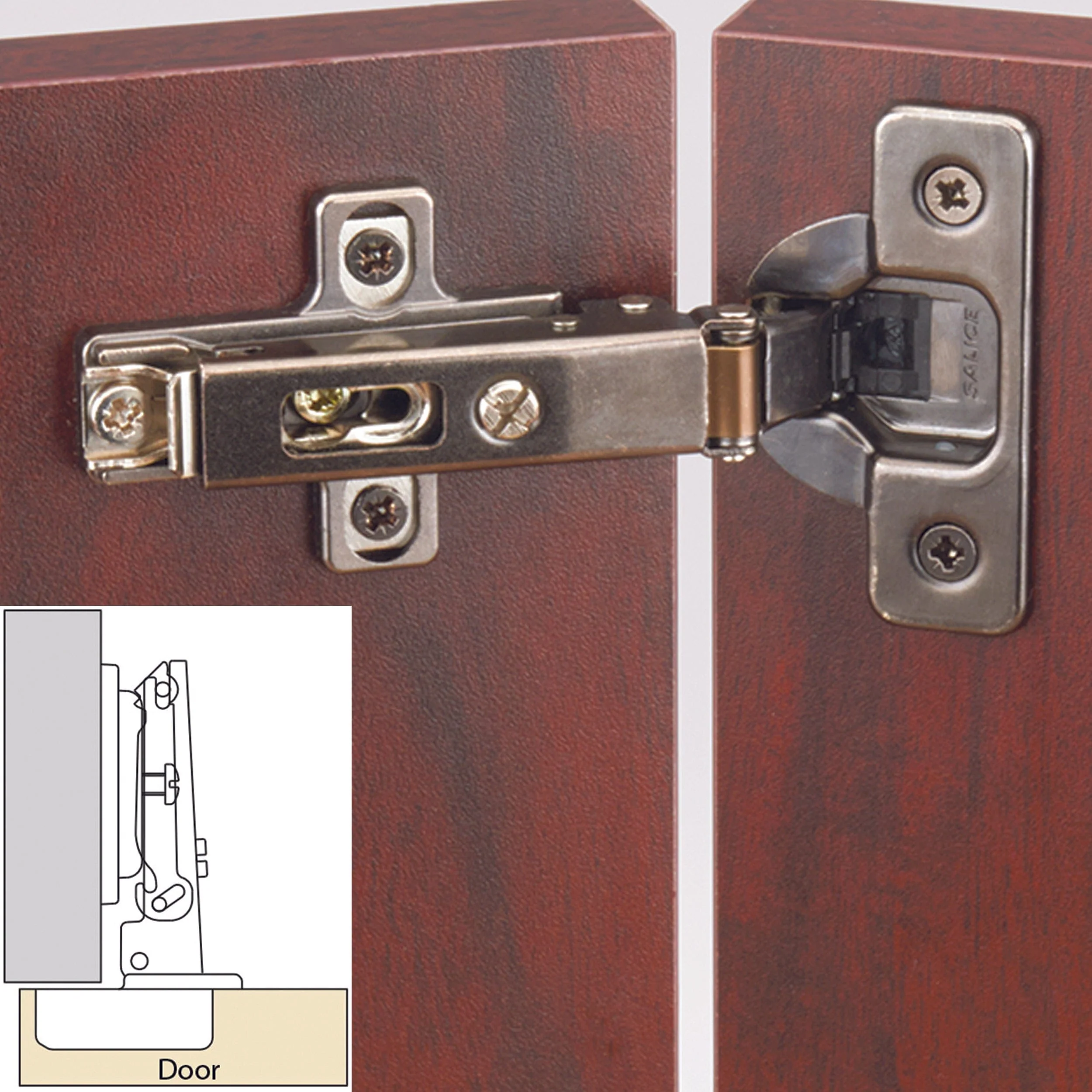 105° Silentia Soft Close Hinge - Pair - Image 2