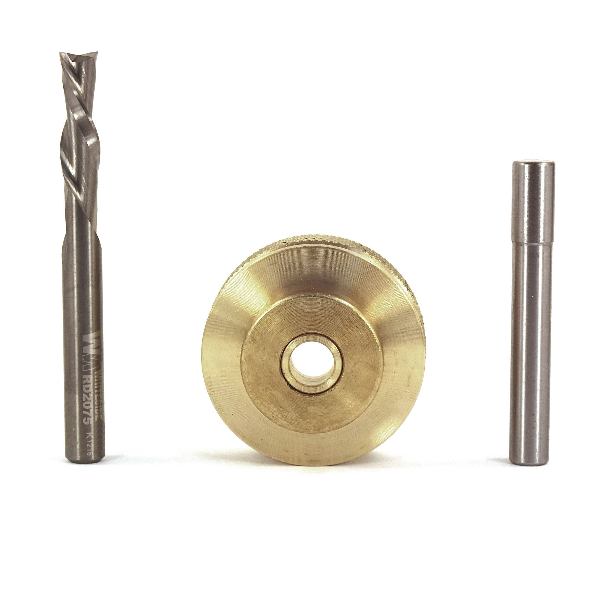 9501 Solid Brass Inlay Set, 1/4" D - Image 1