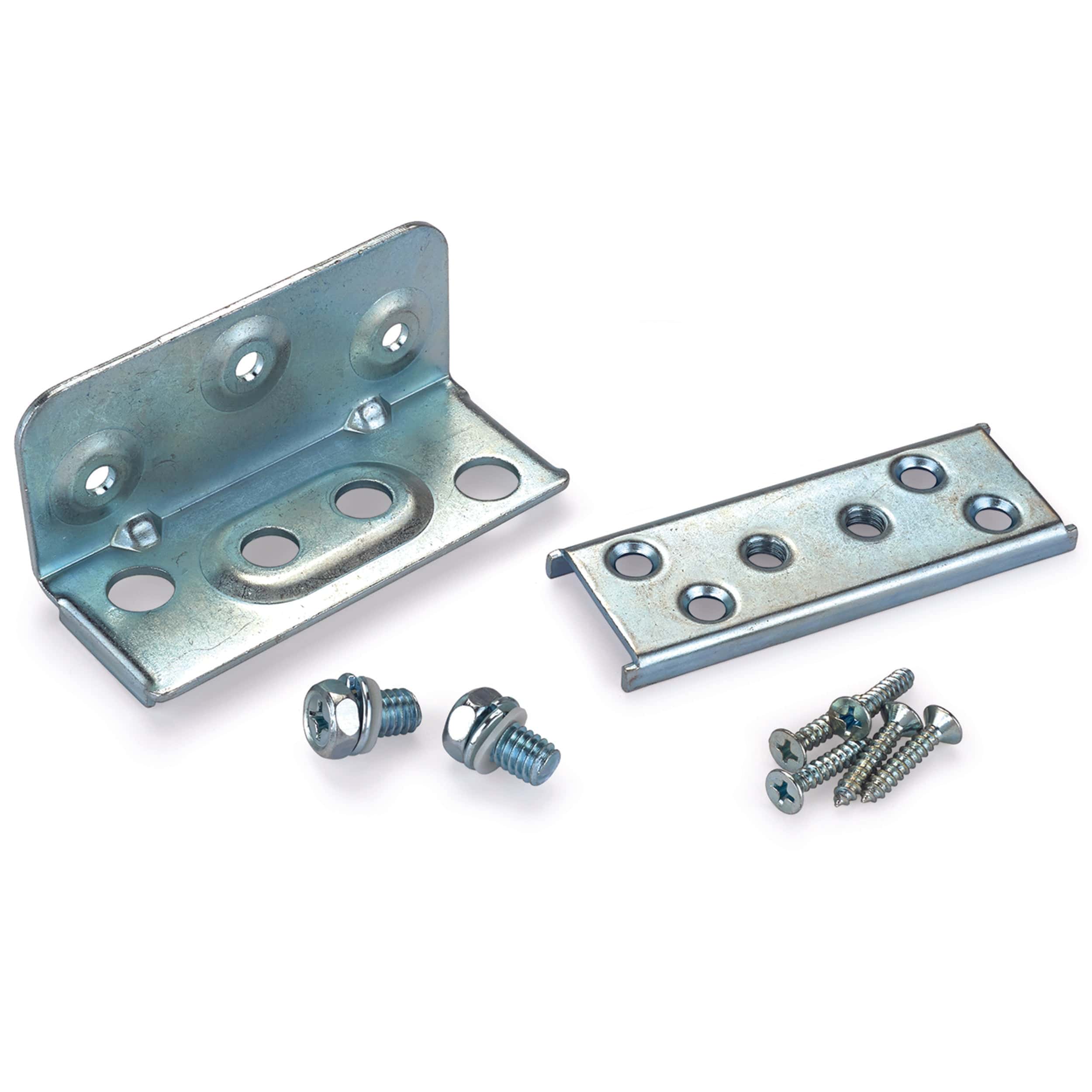 Surface-Mount Knock Down Low Profile Bed Frame Hardware – 1 Set