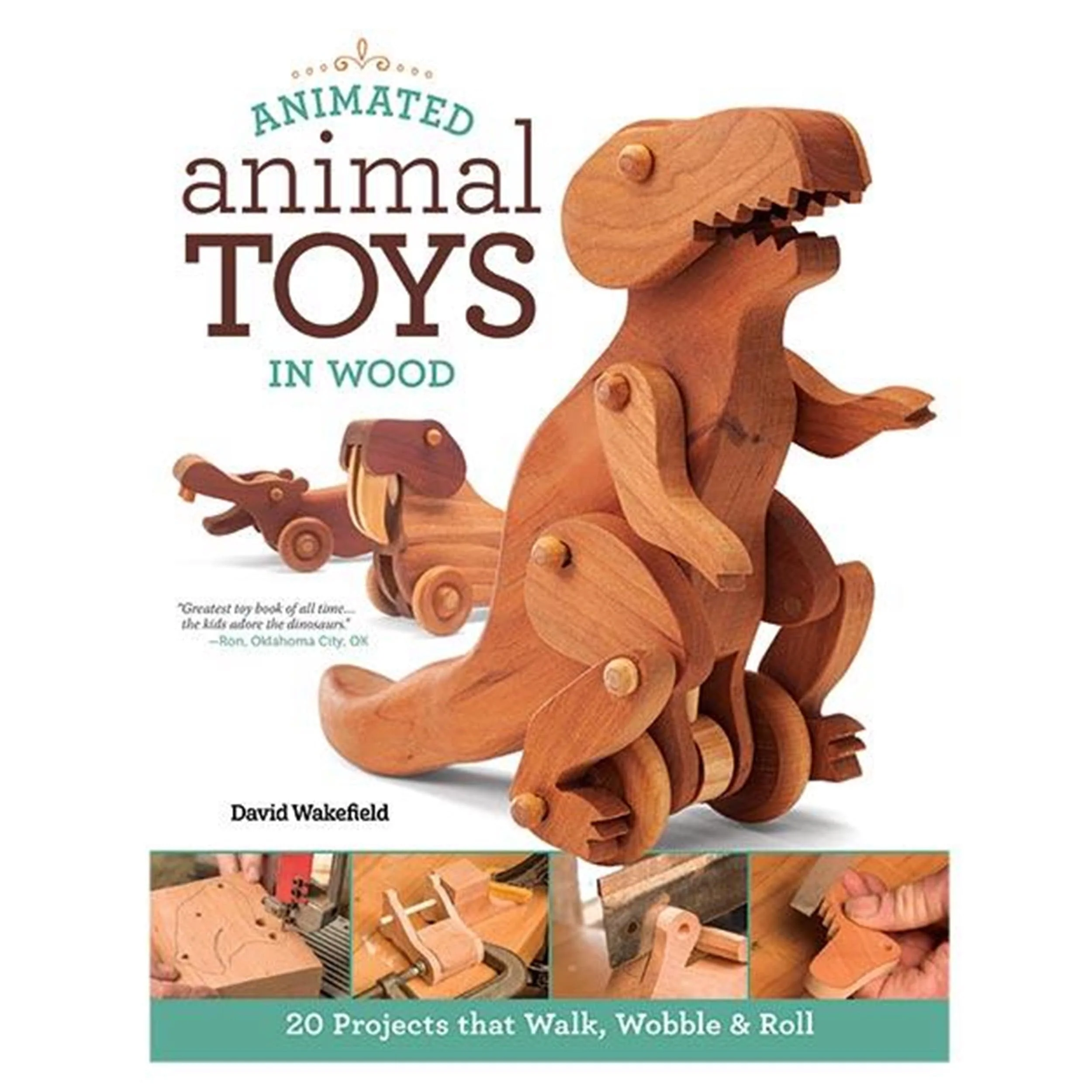 Animated Animal Toys in Wood - Image 1