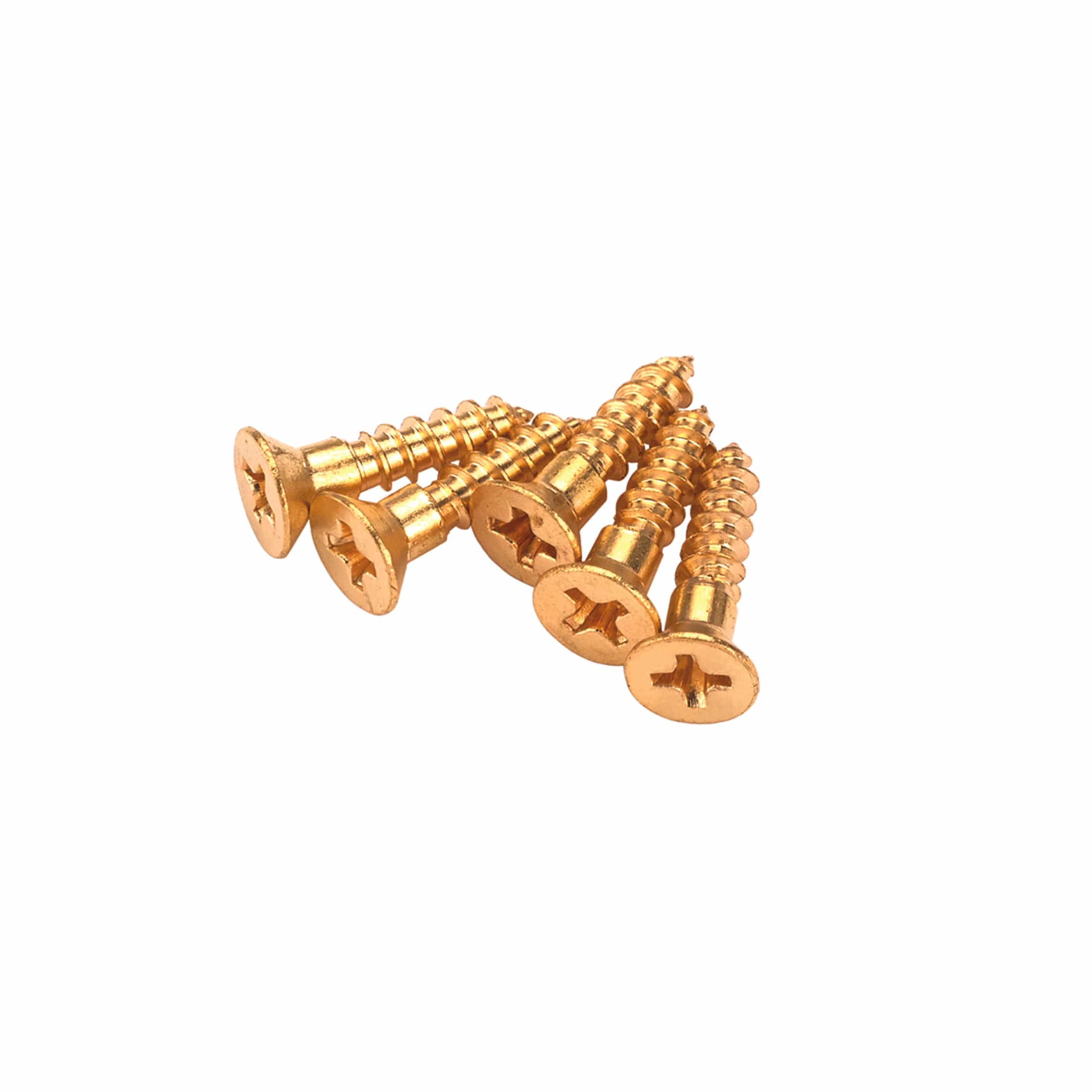 Solid Brass Screws - Flat Head - 25 Piece - Image 2