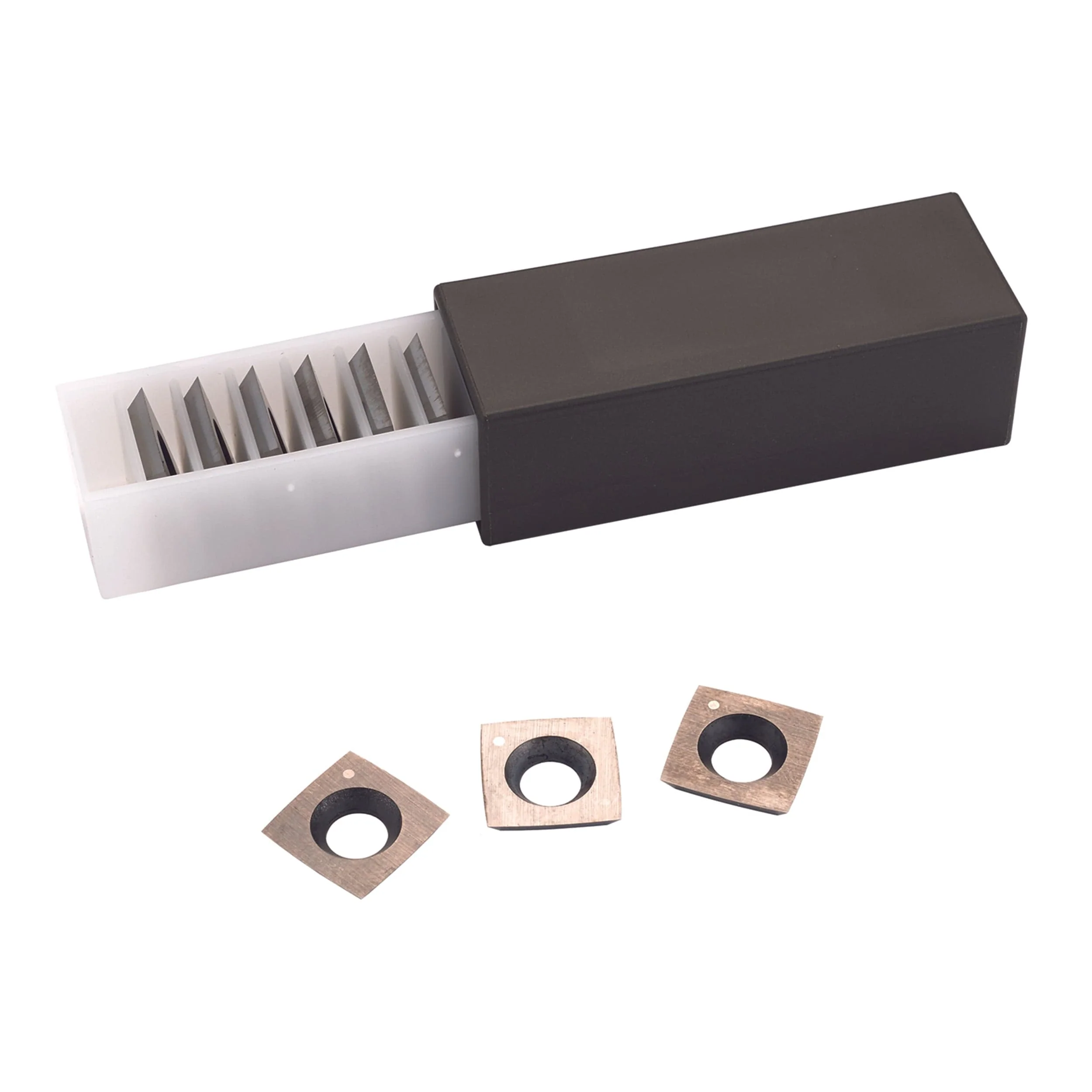 Replacement Carbide Inserts for Byrd Shelix Cutterheads - 10 Pack - Image 1