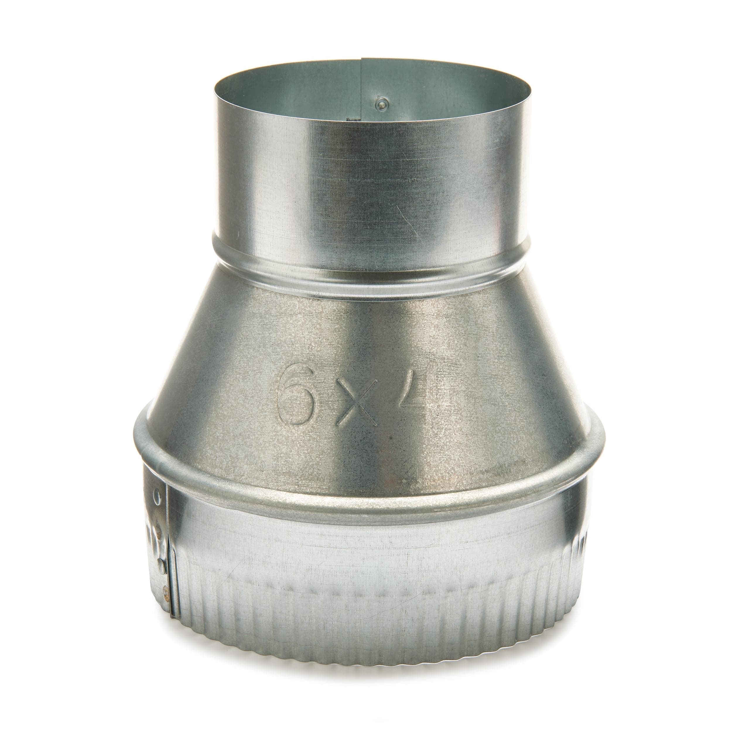 6″- 4″ Reducer – Dust Collection Fitting – Metal