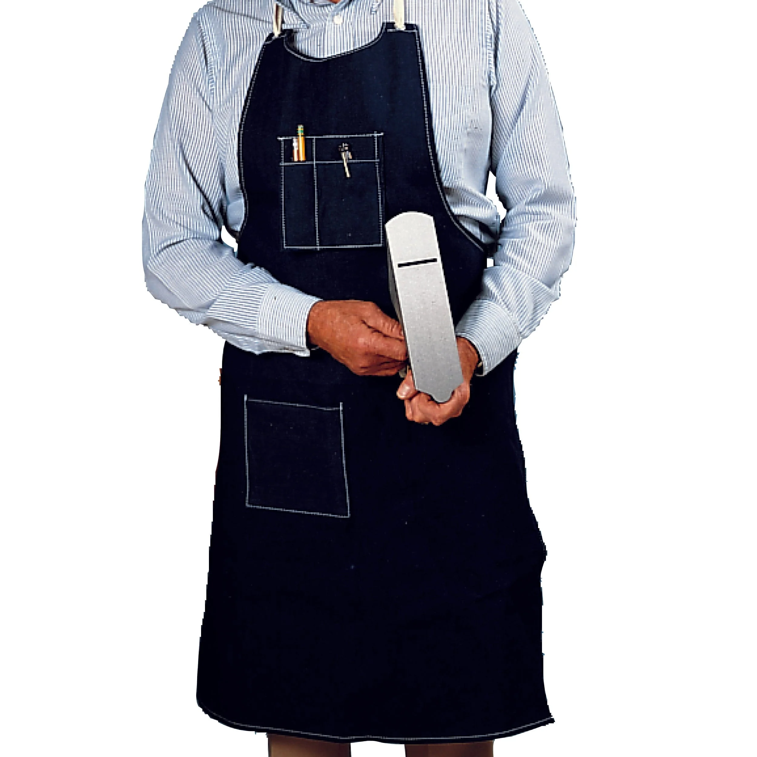 Rugged Blue Denim Workshop Apron