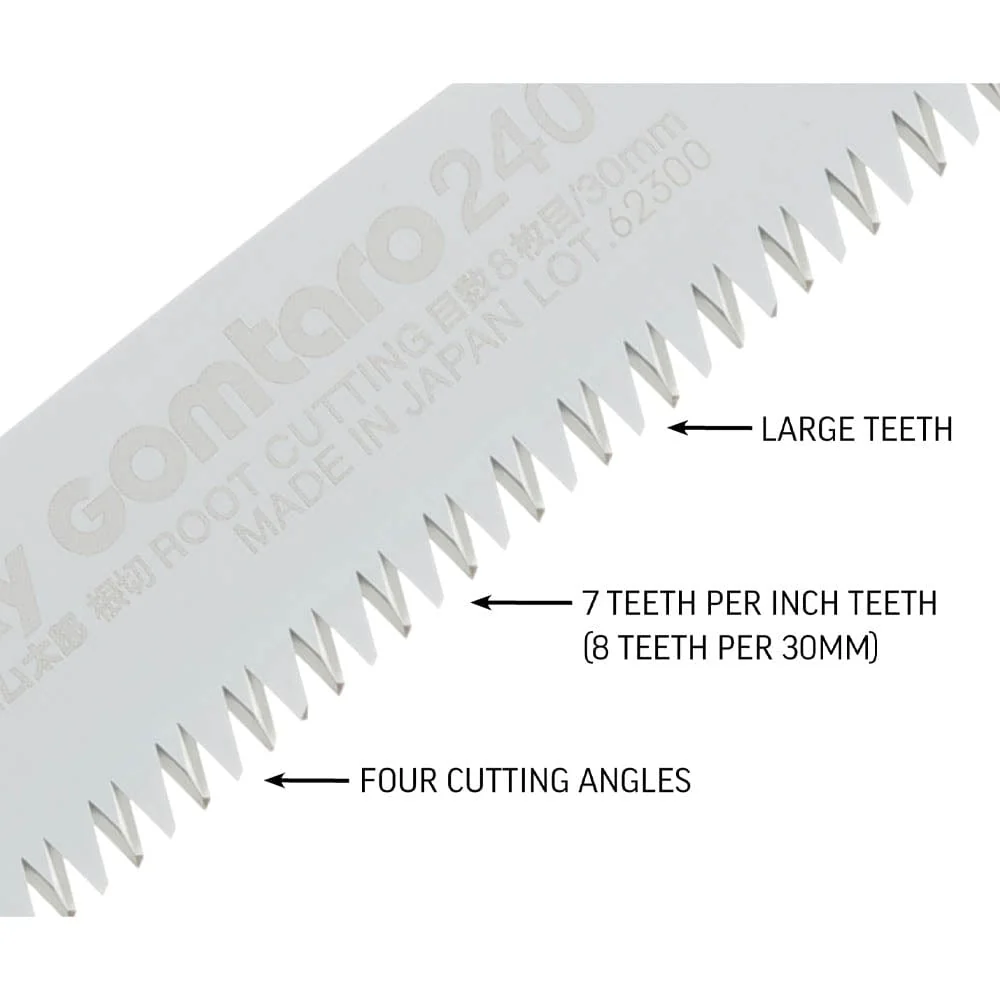 GOMTARO, 240mm Root Cutting Large Teeth Replacement Blade Only Model #154-24 - Image 3
