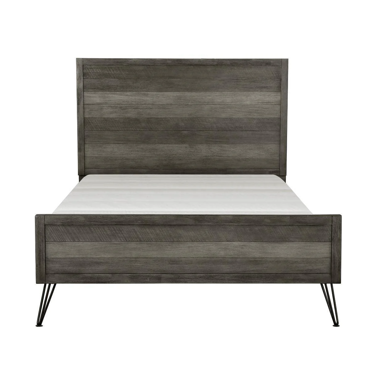 Urbanite 3 Tone Gray Panel Queen Bed - Image 1
