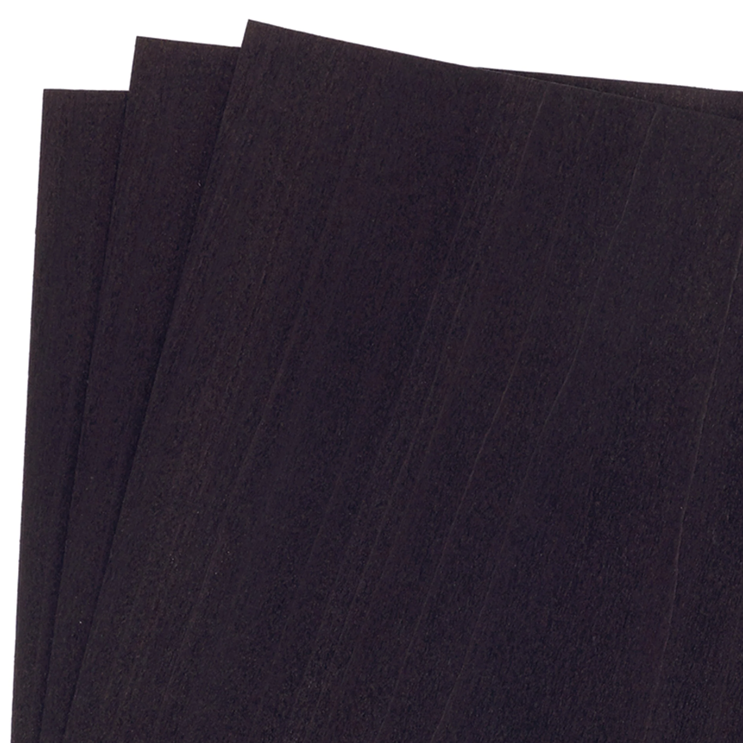 Dyed Wood Veneer Pack – 12″ x 12″ – Black – 3 Piece