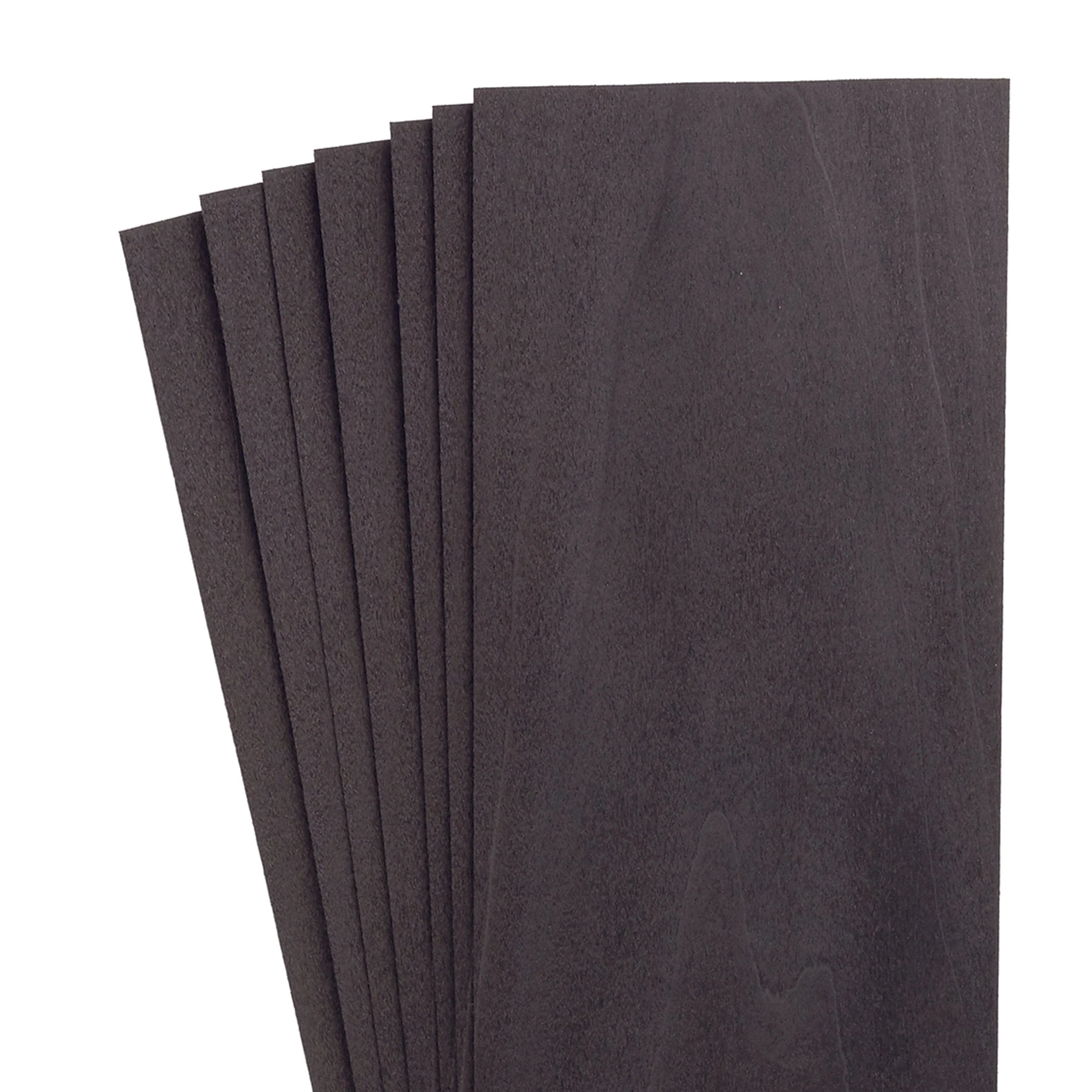 Dyed Wood Veneer Pack – 4-1/2″ to 7-1/2″ Width – Black – 6 Square Feet