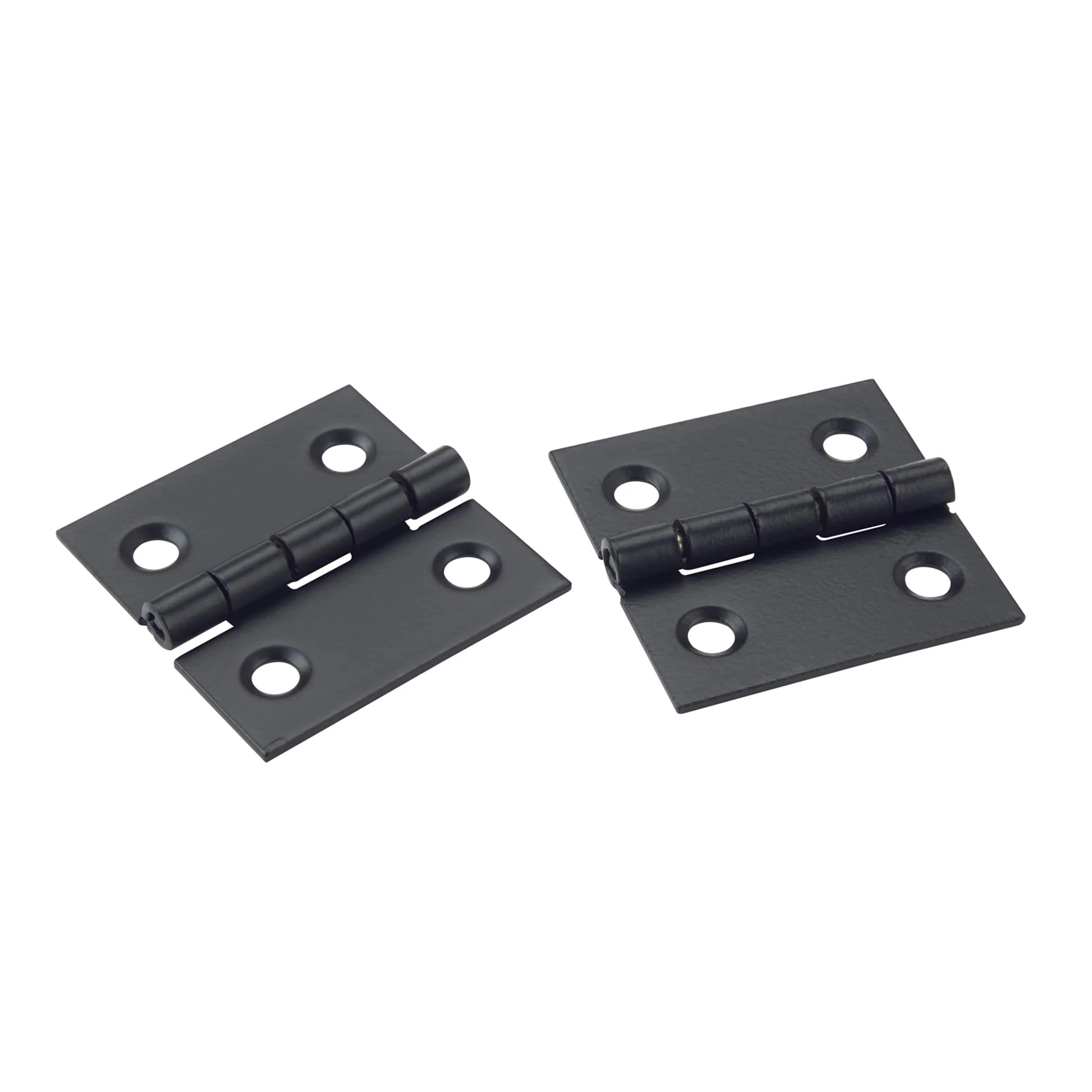 Miniature Hinge Open with Screws - Pair - Image 2
