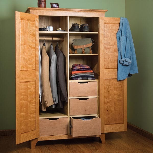 Traditional Cherry Wardrobe - Paper Plan - Image 1