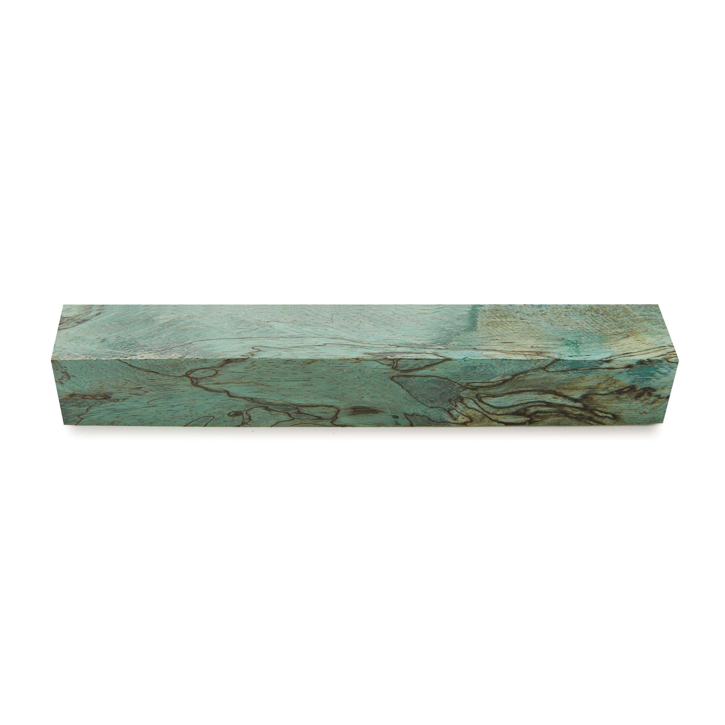 Stabilized & Dyed Spalted Tamarind Pen Blank - 3/4" x 3/4" x 5" - Image 2
